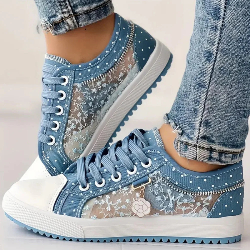 CARO | Elegant Women's Sneaker with Floral Details