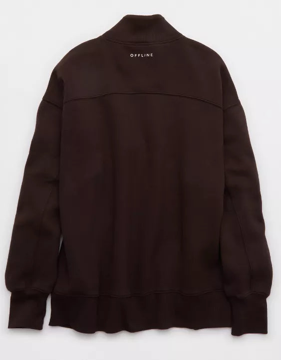 Cloud Fleece Oversized Mockneck Sweatshirt & Trouser Set