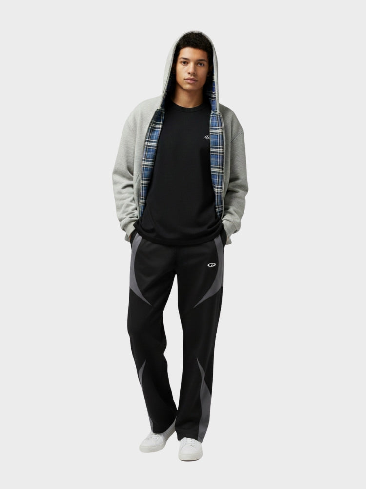 Decarba Inside Out Checkered Zipper