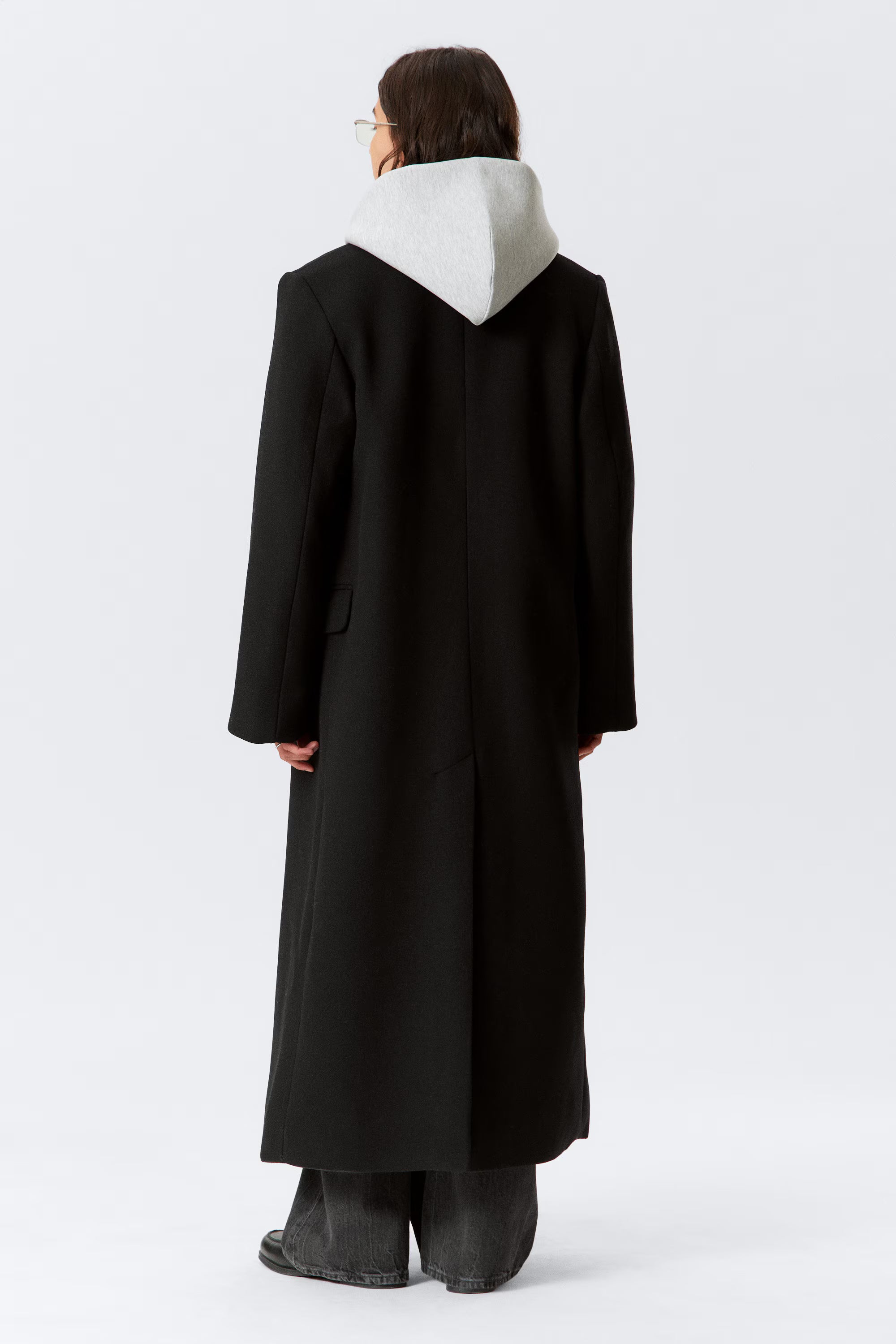 LOGAN DOUBLE-BREASTED WOOL-BLEND COAT