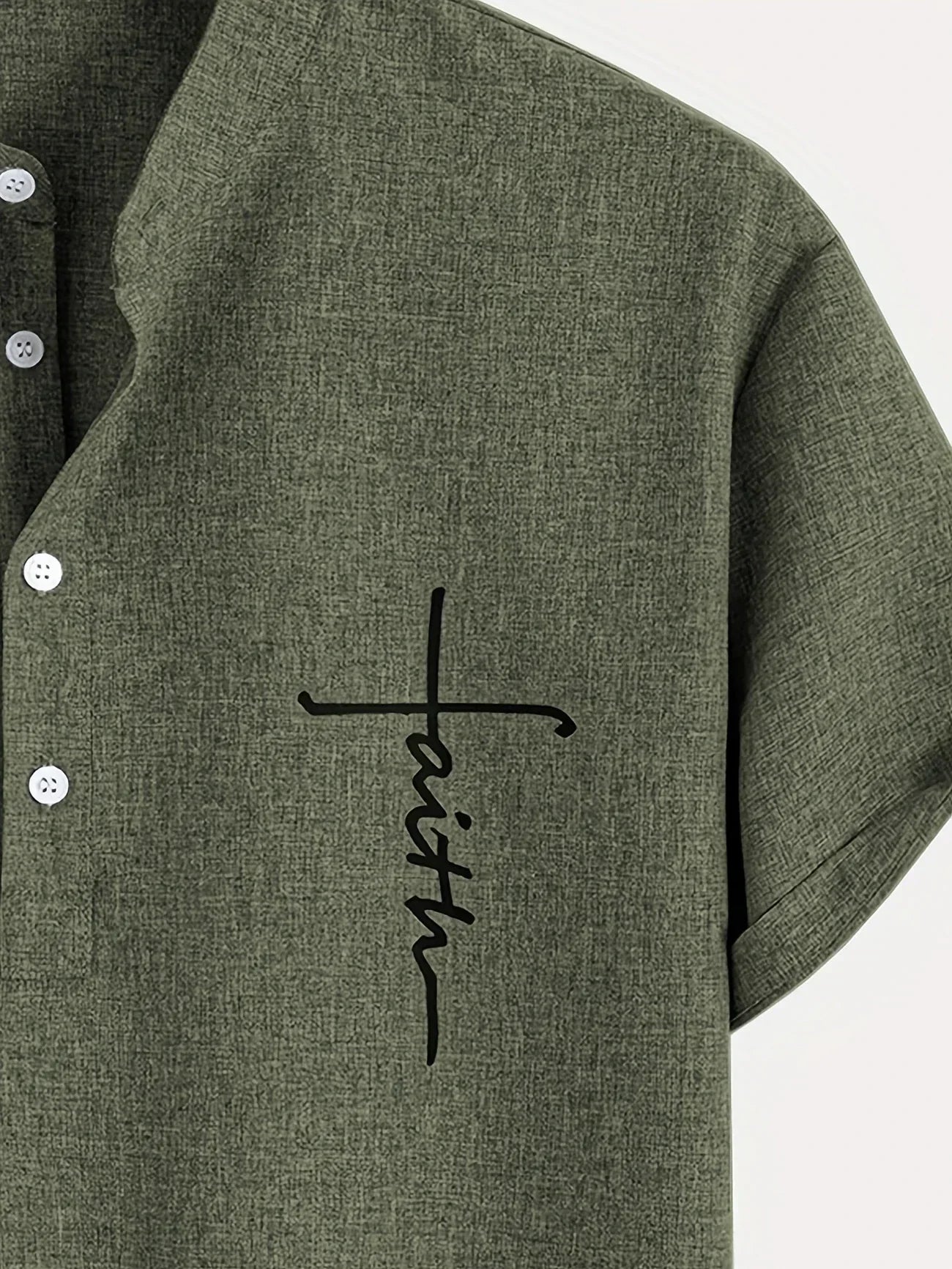 Leblanc™ | Elegant Short-Sleeve Shirt with Stand Collar