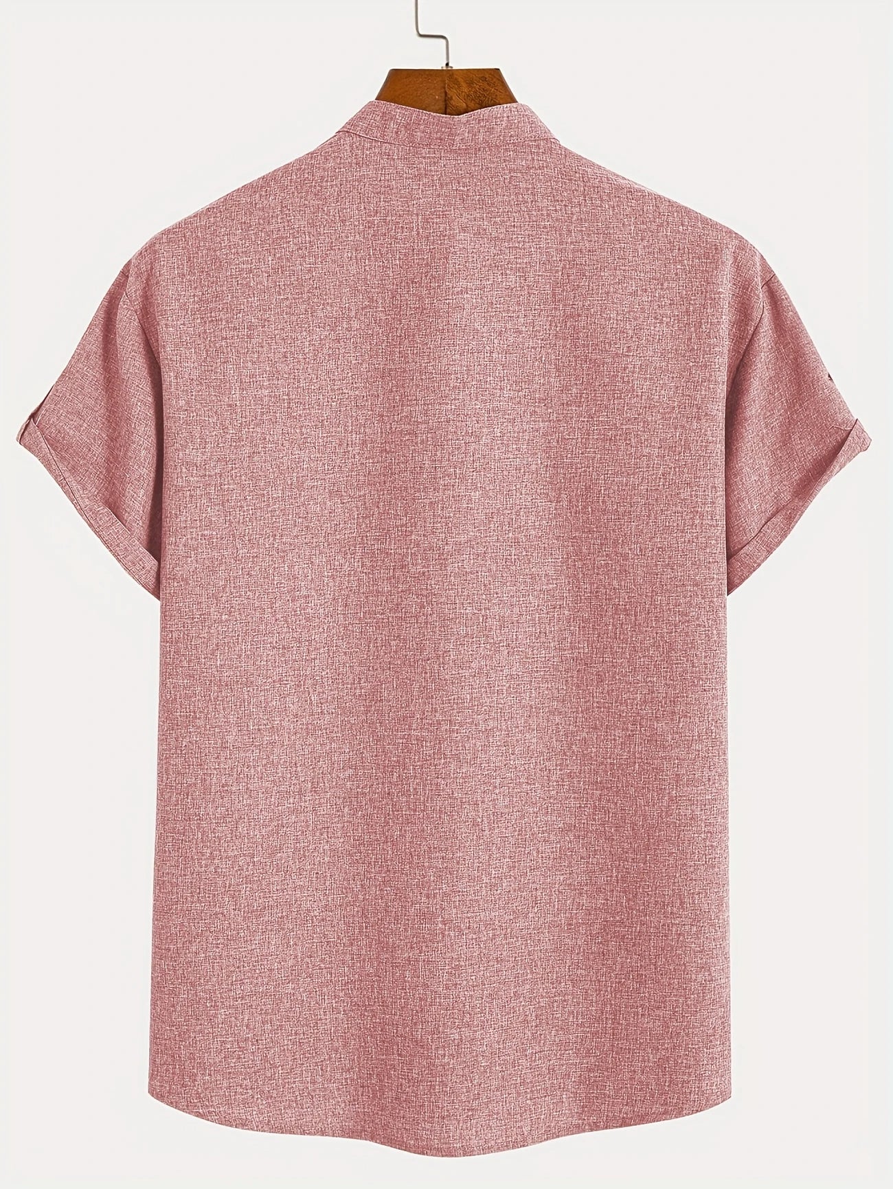 Leblanc™ | Elegant Short-Sleeve Shirt with Stand Collar
