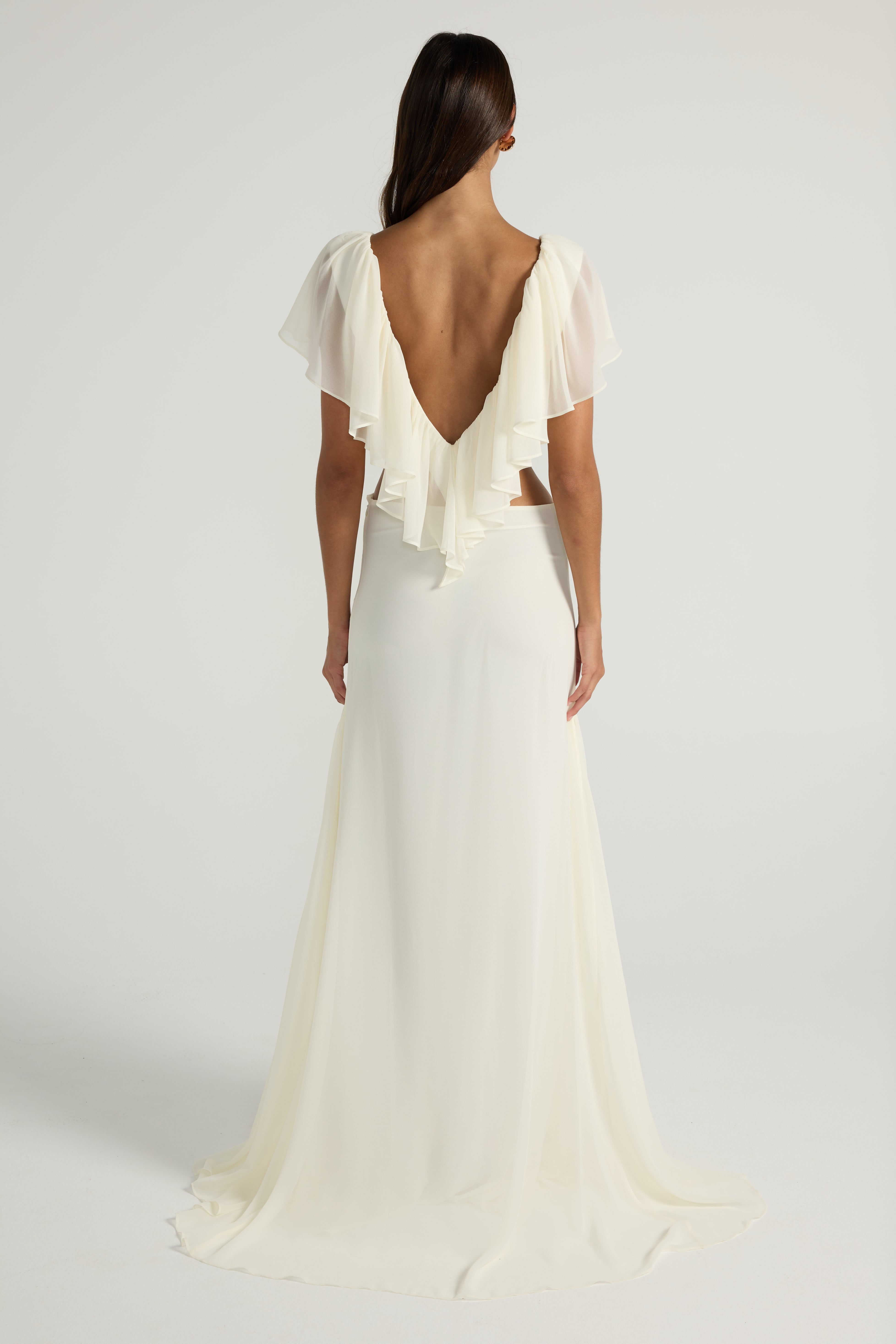 Clover Top & Skirt Set - Ivory