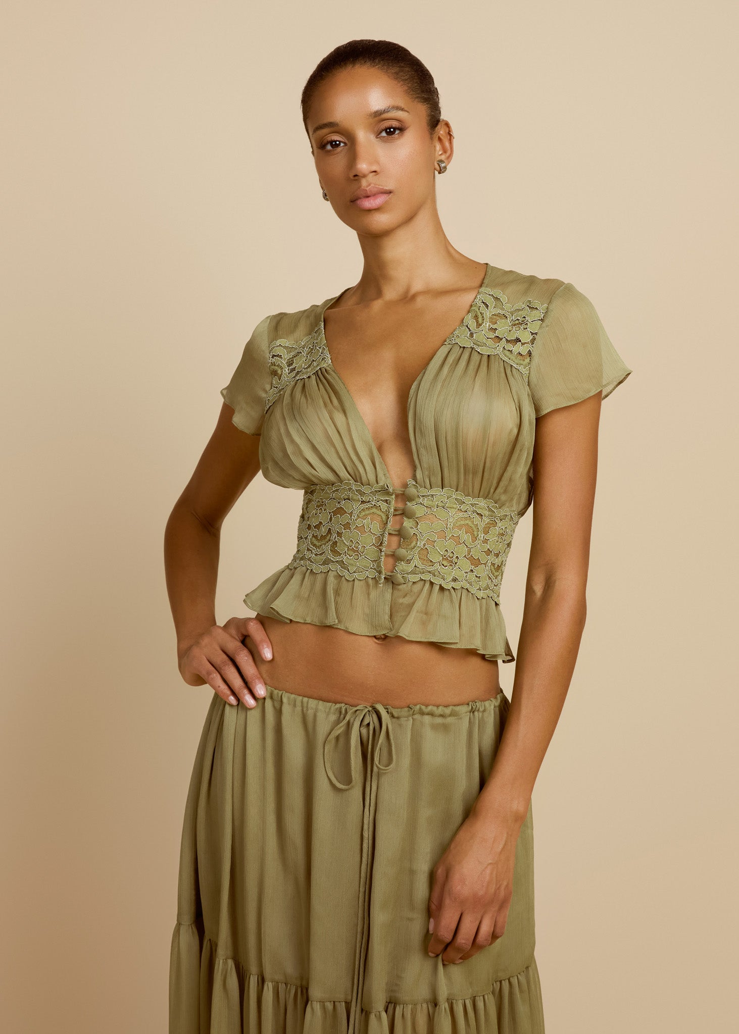 SABRINA SET PISTACHIO