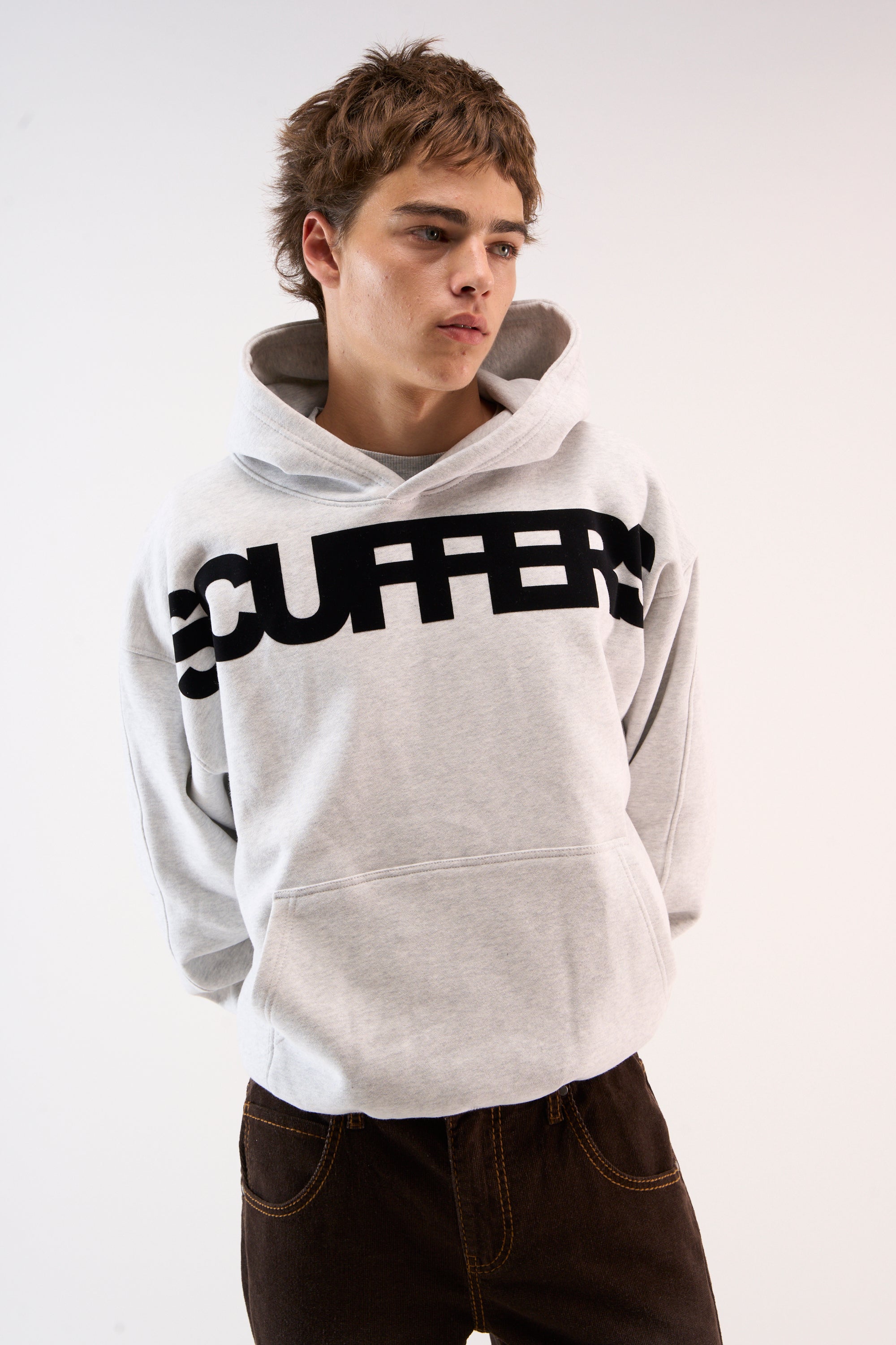 Scuffers Flock Light Grey Hoodie