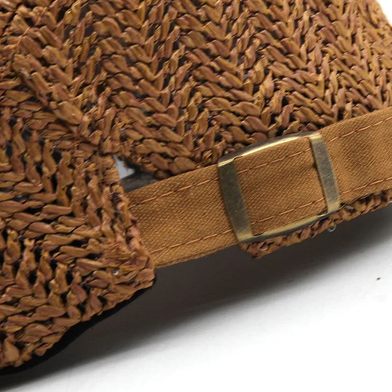 Salvatore | Italian Straw Flat Cap
