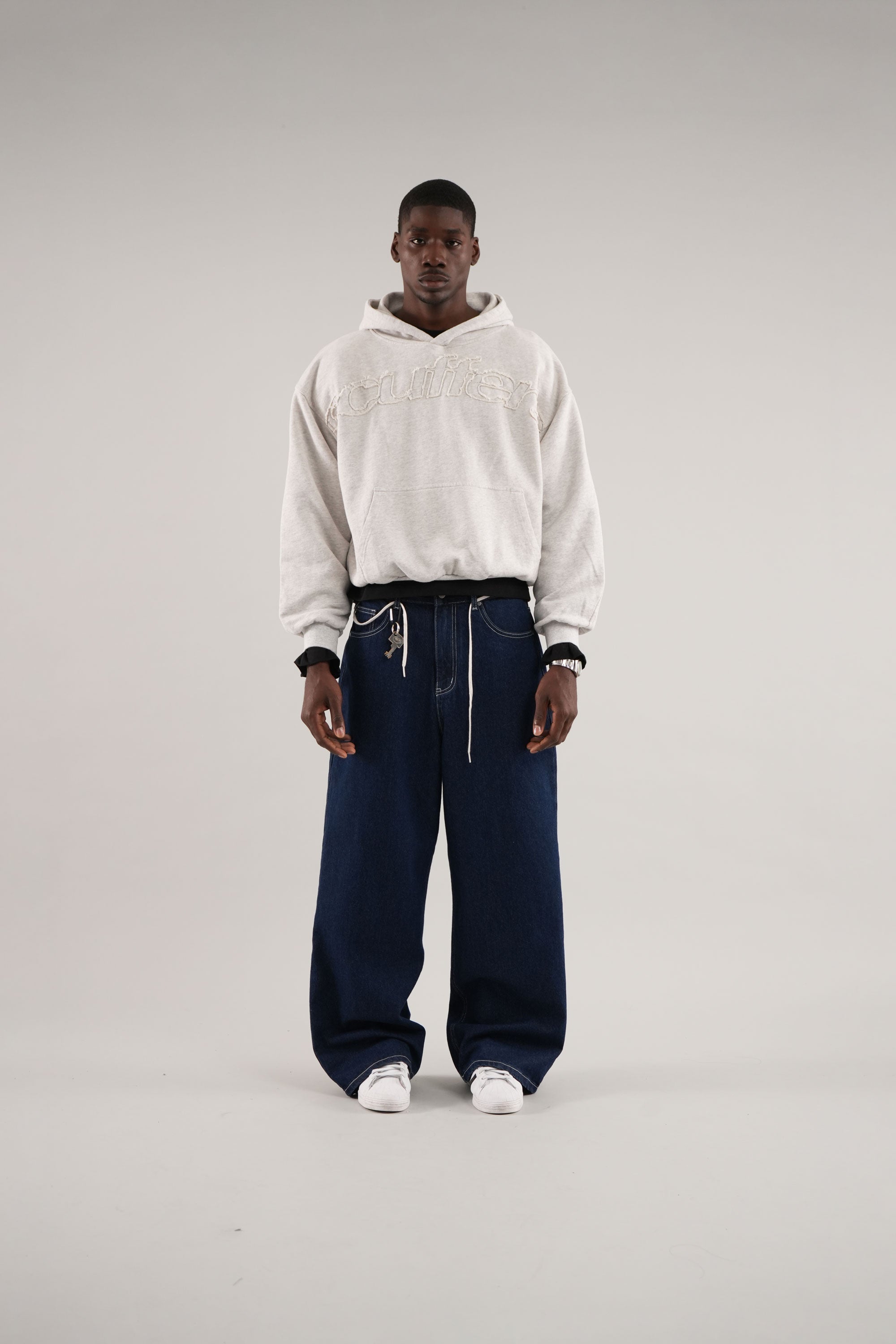 Scuffers Raw Light Grey Hoodie