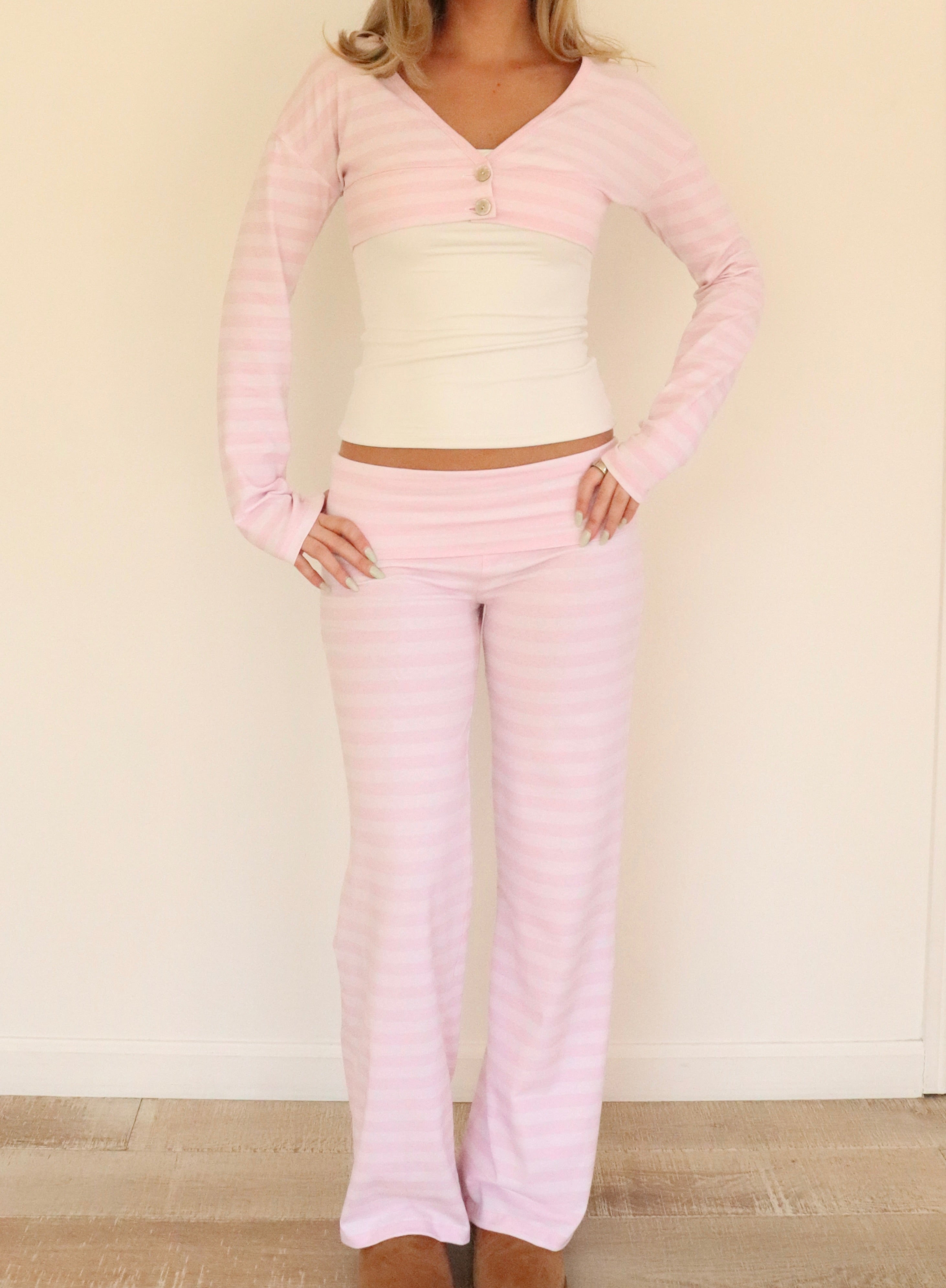 Iris by Lily NEW BUBBLEGUM CARDIGAN & JOGGERS