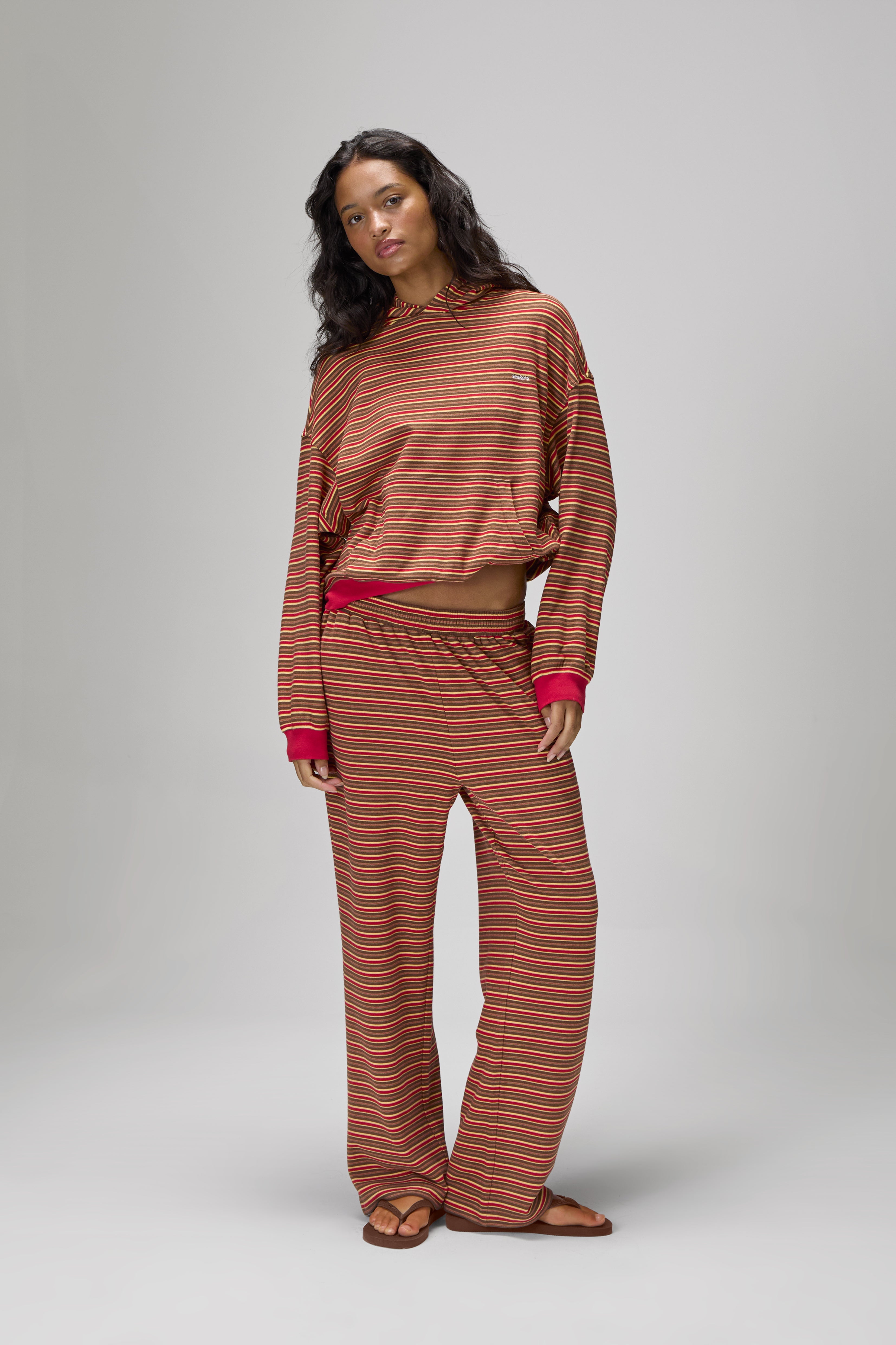 Sisters & Seekers Walker Soft Shrunken Hoodie & Wide Leg Pants