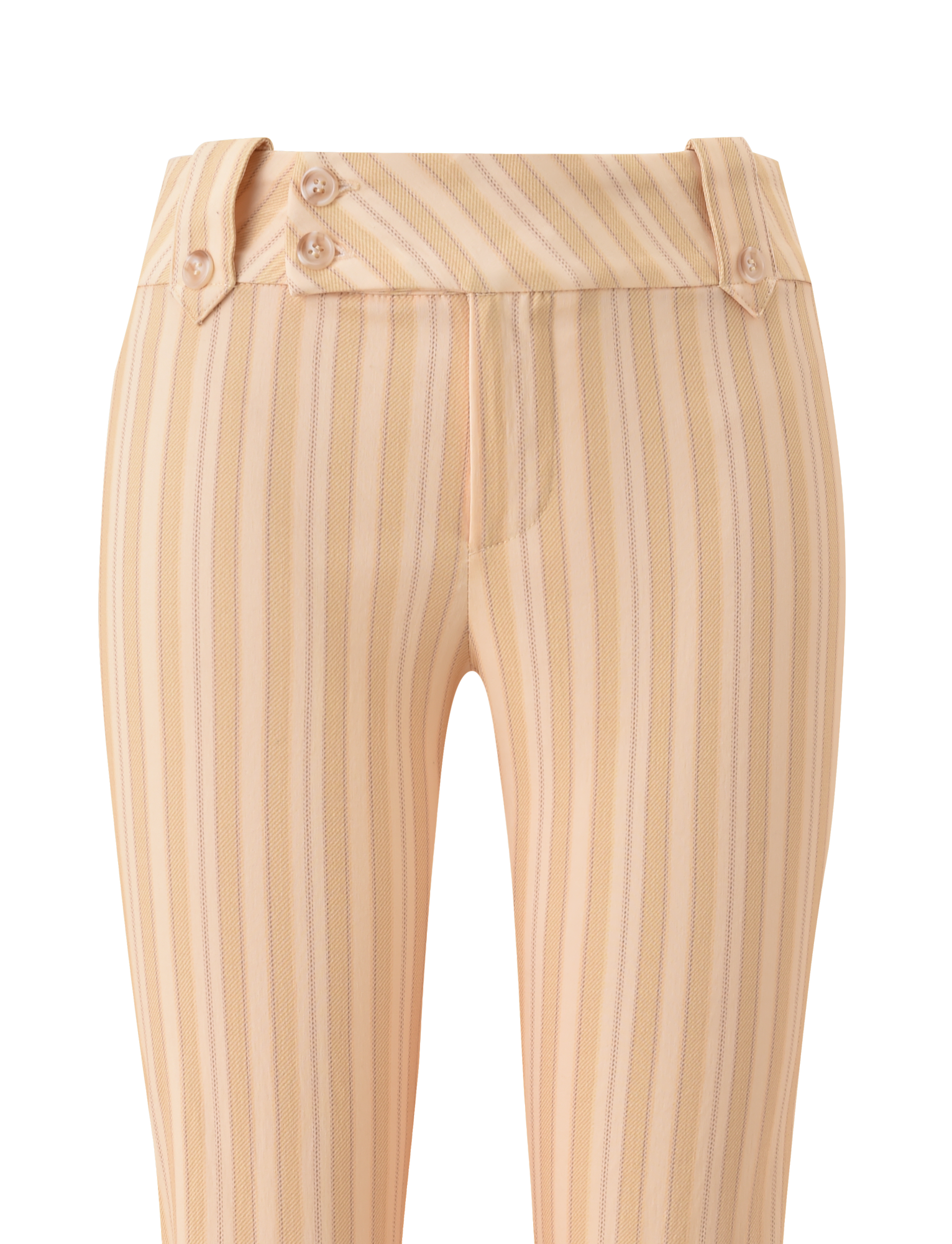 KITTIE CAPRI - YELLOW STRIPE SET