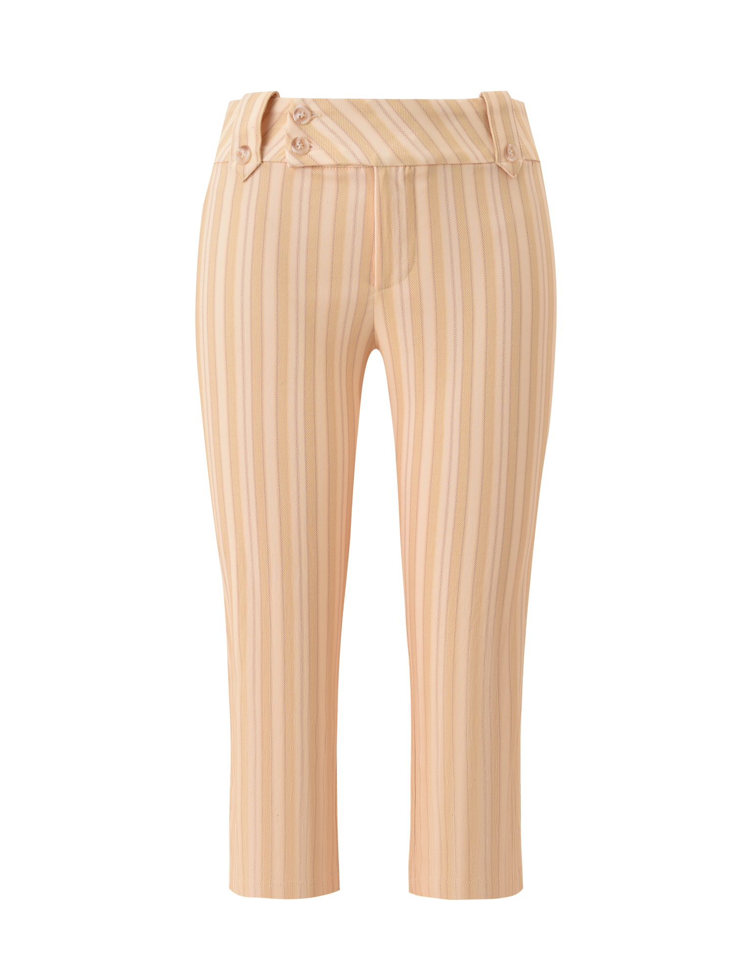 KITTIE CAPRI - YELLOW STRIPE SET