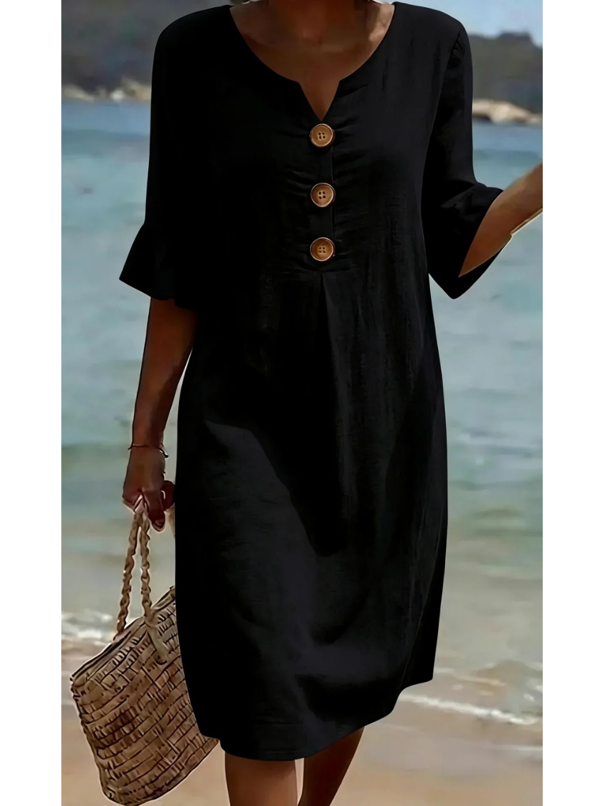 Radmila™ | Textured Long Sleeve Dress
