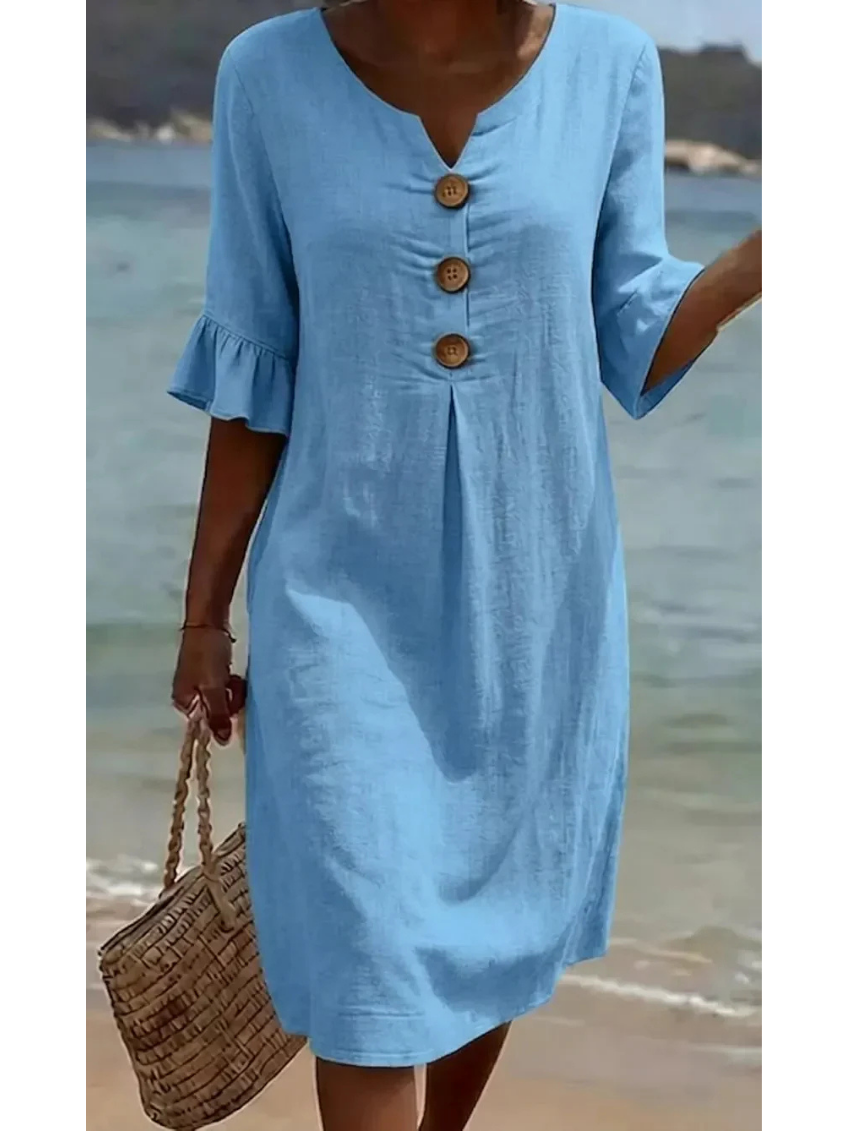 Radmila™ | Textured Long Sleeve Dress