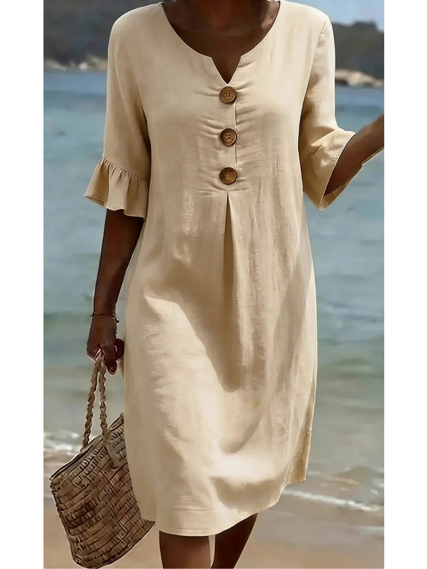 Radmila™ | Textured Long Sleeve Dress