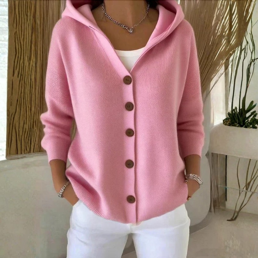 Zulo Cotton Hooded Cardigan