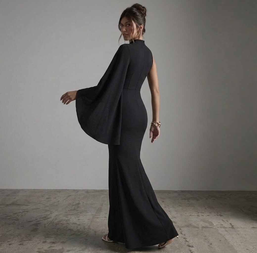 Midnight Veil Dress