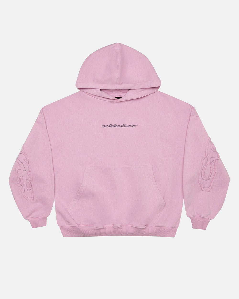 DISTRESS CURVED HOODIE