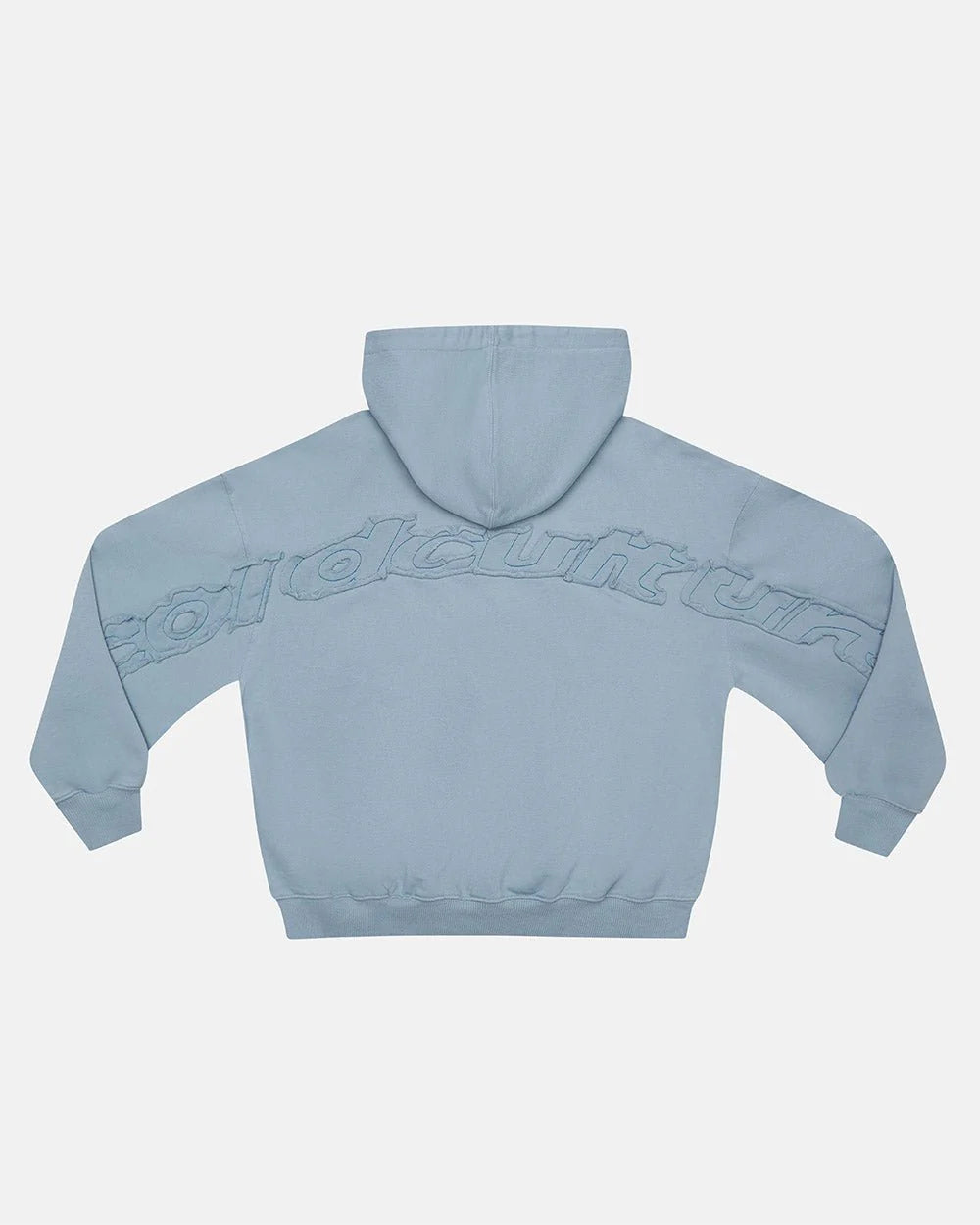 DISTRESS CURVED HOODIE