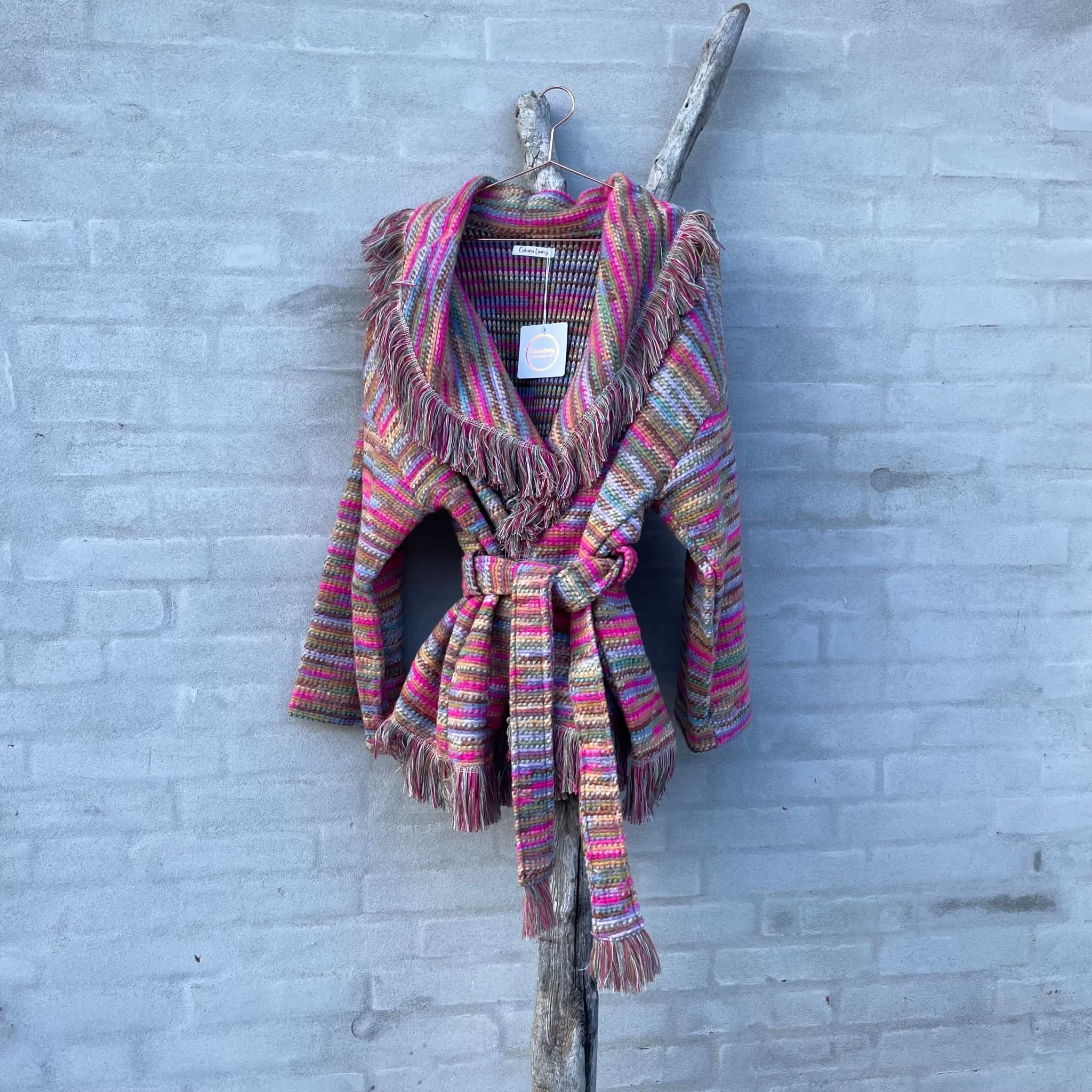 Boho Fringe Wrap Cardigan