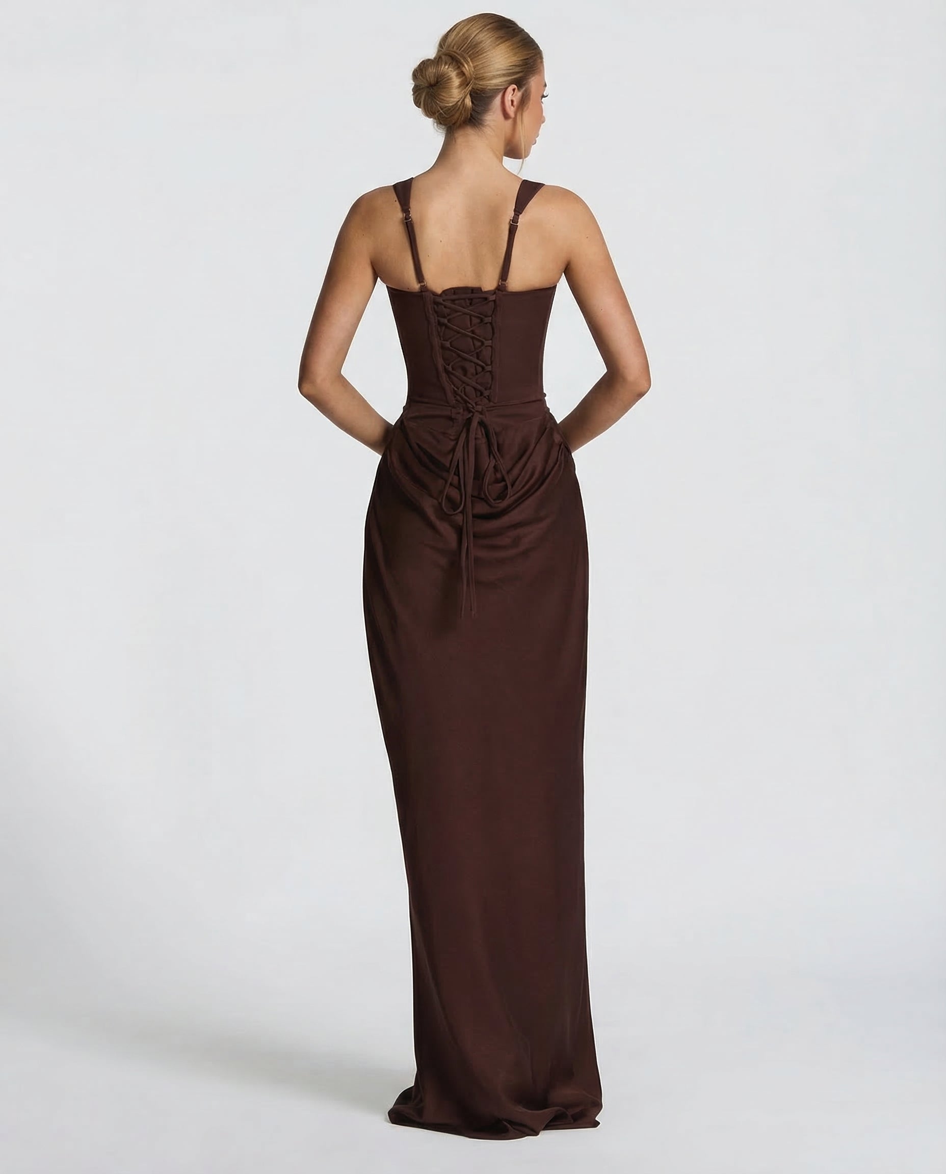 Eva Hourglass Maxi-Dress