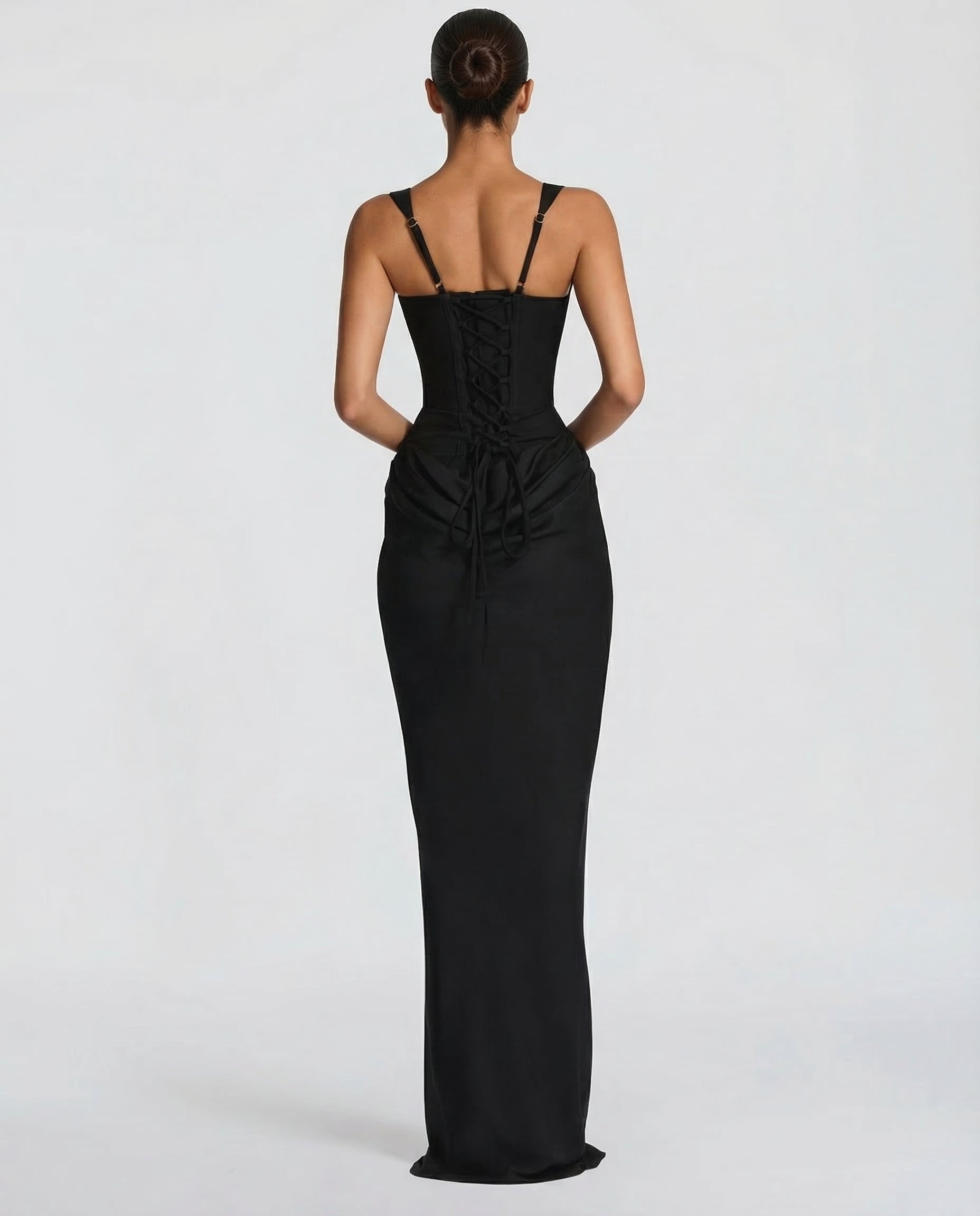 Eva Hourglass Maxi-Dress