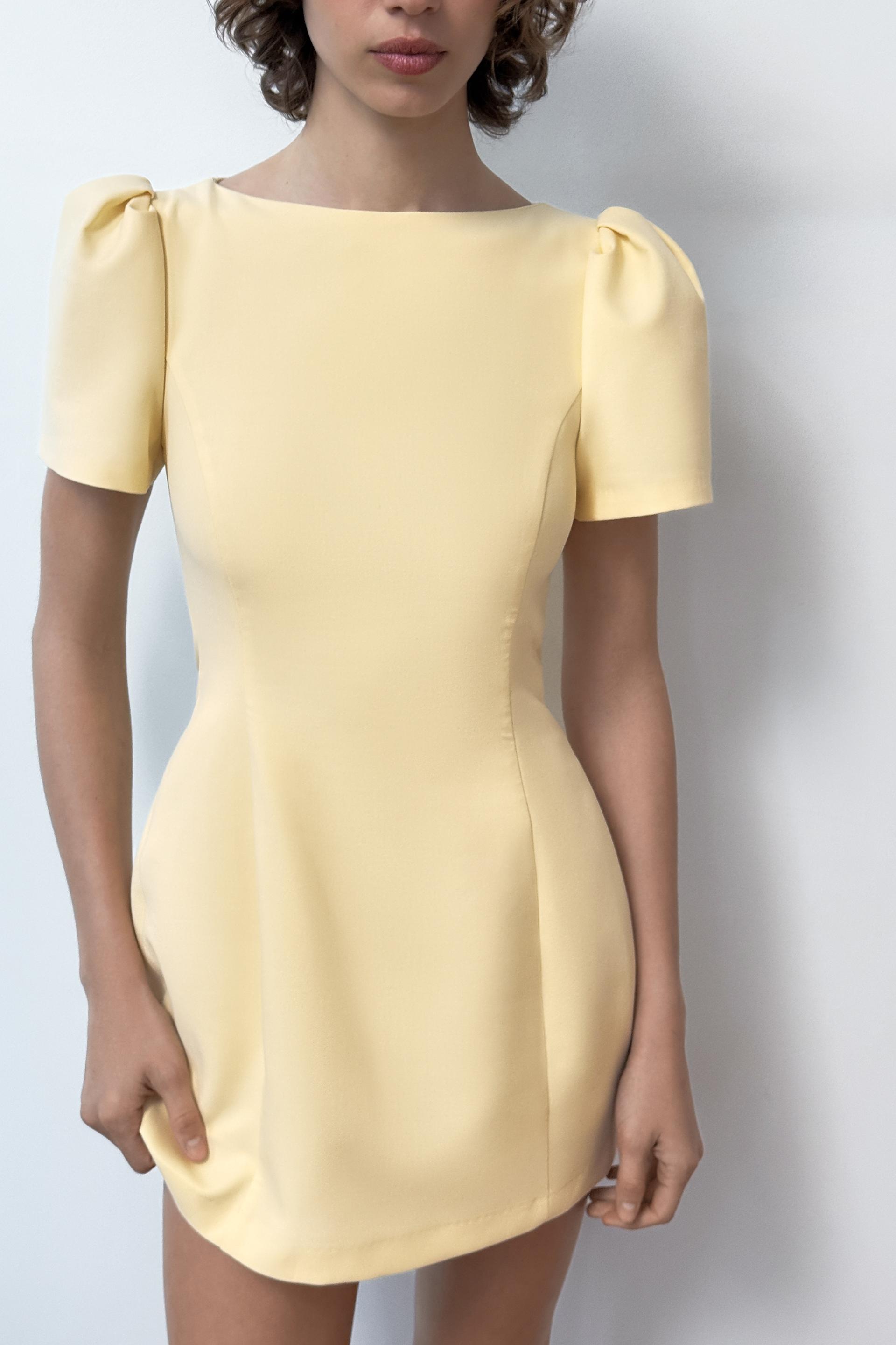 Pleated Short Dress