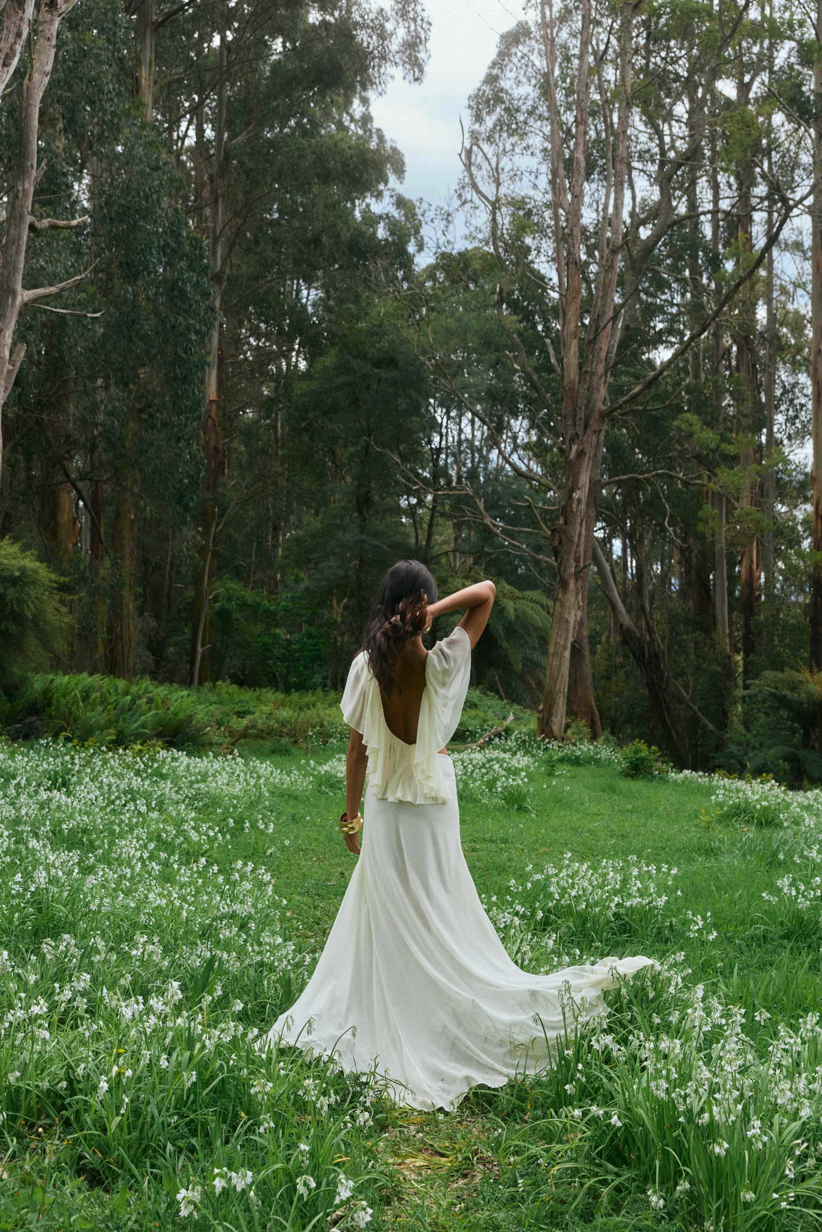 Clover Top & Skirt Set - Ivory