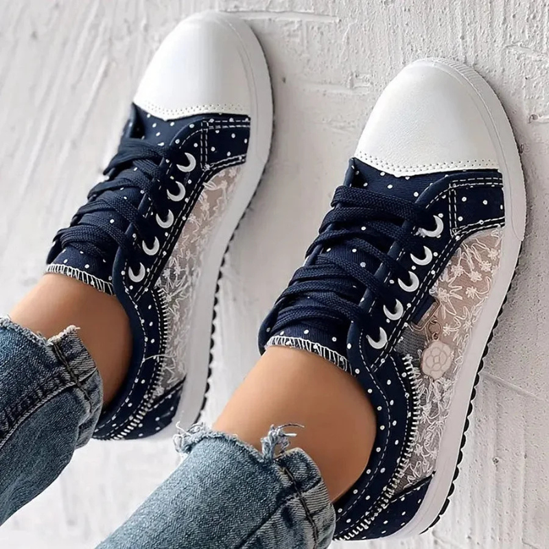 CARO | Elegant Women's Sneaker with Floral Details