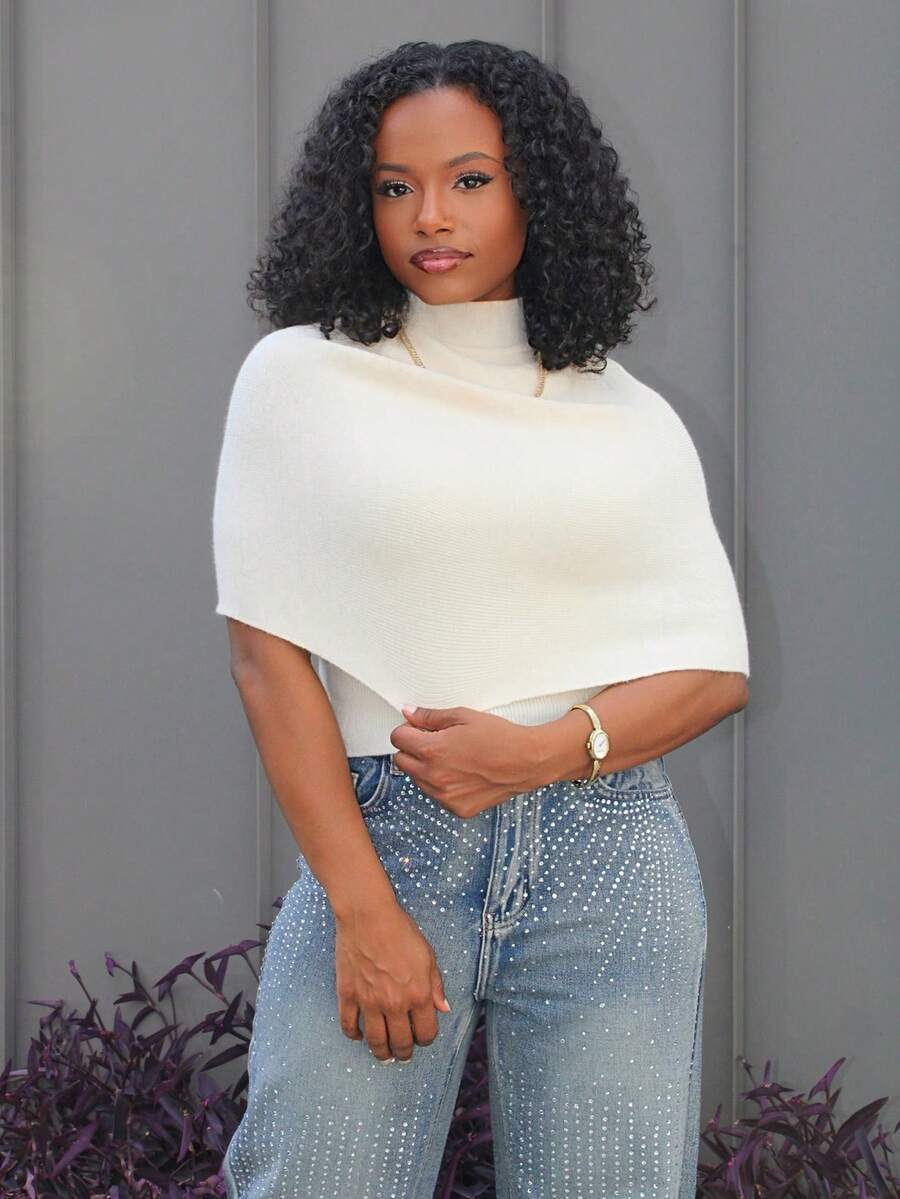 Sienna Wrap Turtleneck