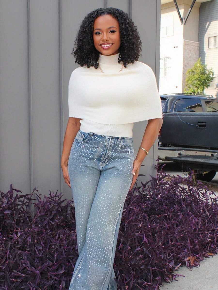 Sienna Wrap Turtleneck