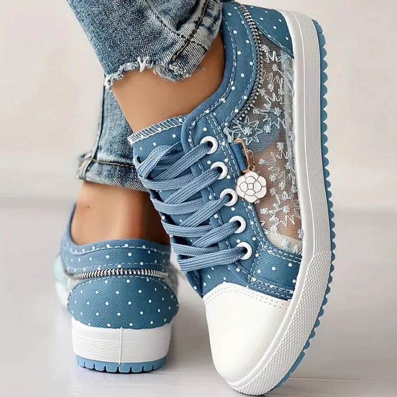 CARO | Elegant Women's Sneaker with Floral Details