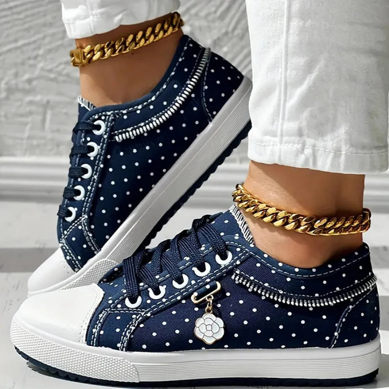 CARO | Elegant Women's Sneaker with Floral Details