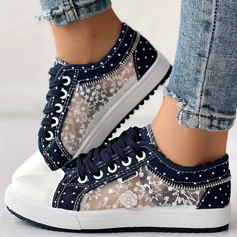 CARO | Elegant Women's Sneaker with Floral Details