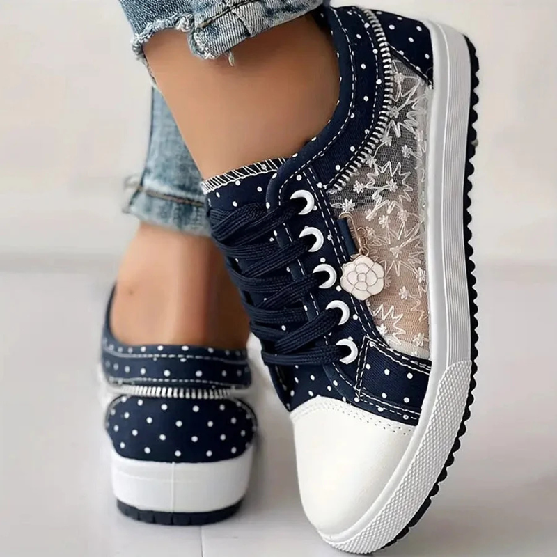 CARO | Elegant Women's Sneaker with Floral Details