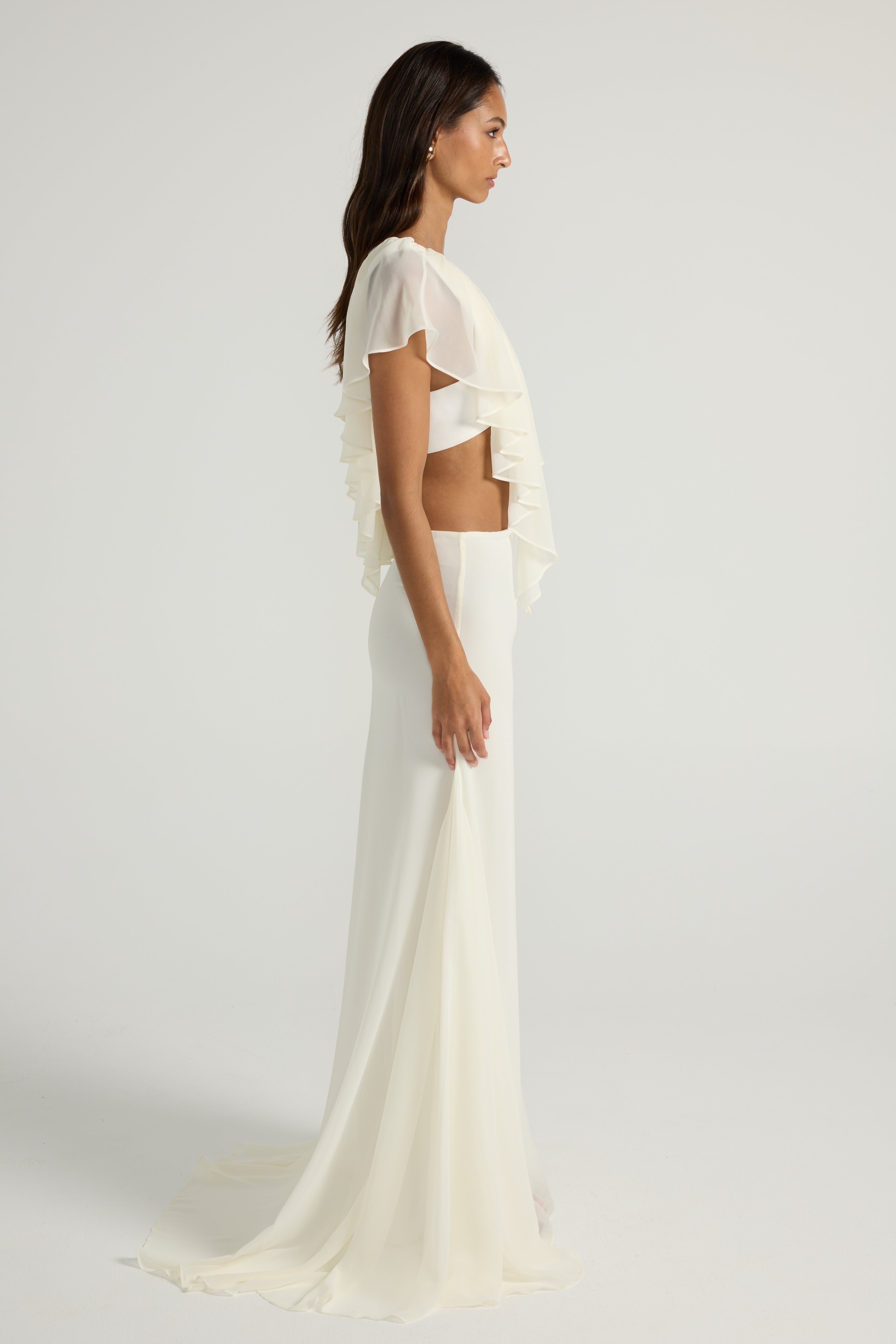 Clover Top & Skirt Set - Ivory