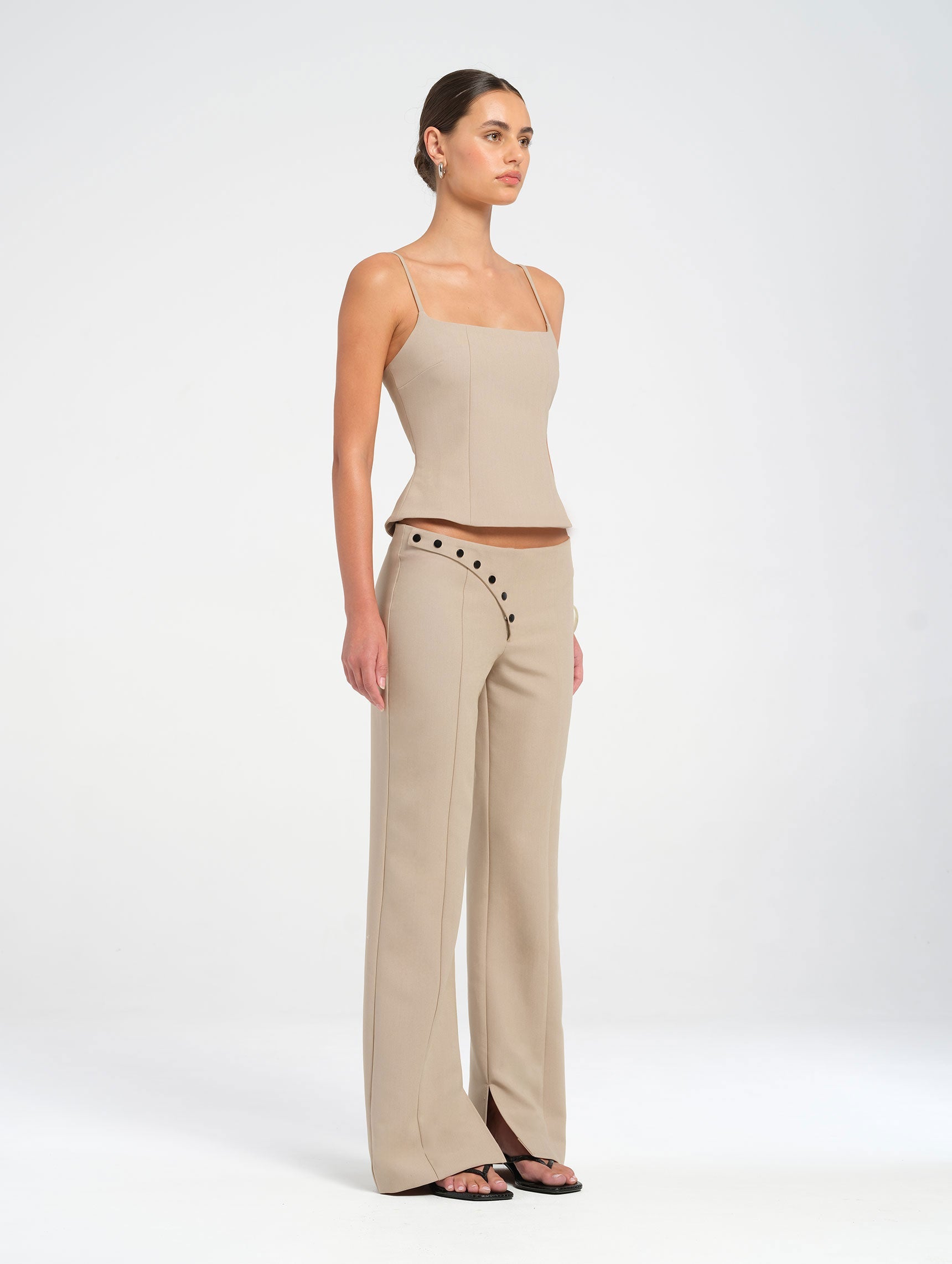 Braxton Top & Saddle Trousers Set