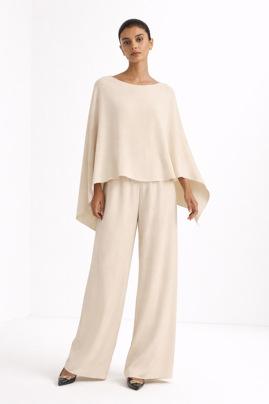 Draped Pleat Tailored Set