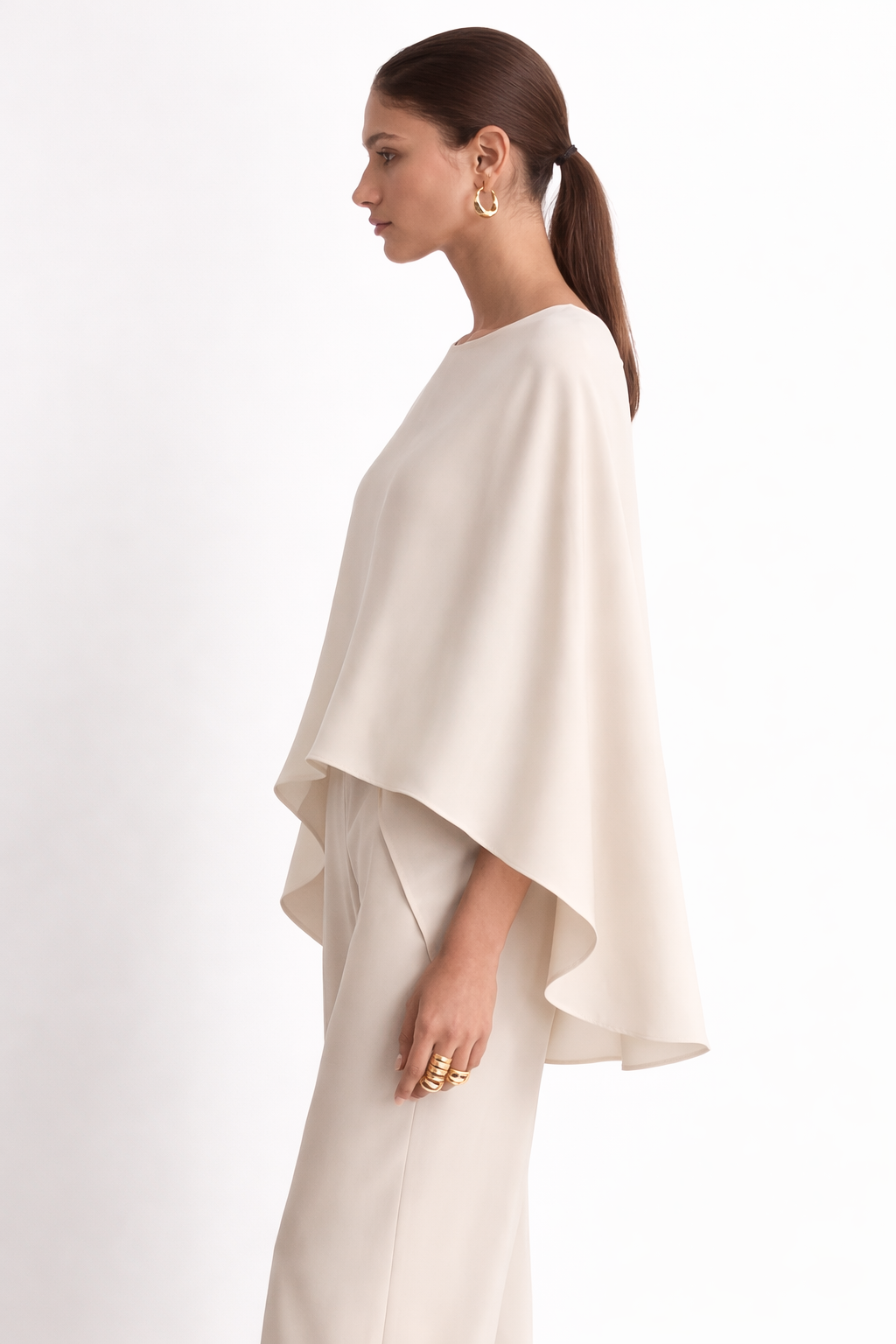 Draped Pleat Tailored Set