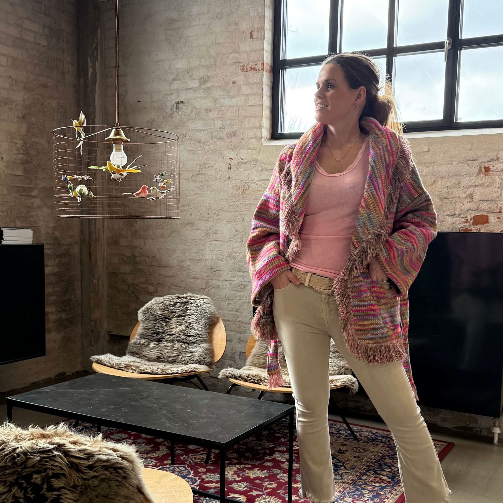 Boho Fringe Wrap Cardigan