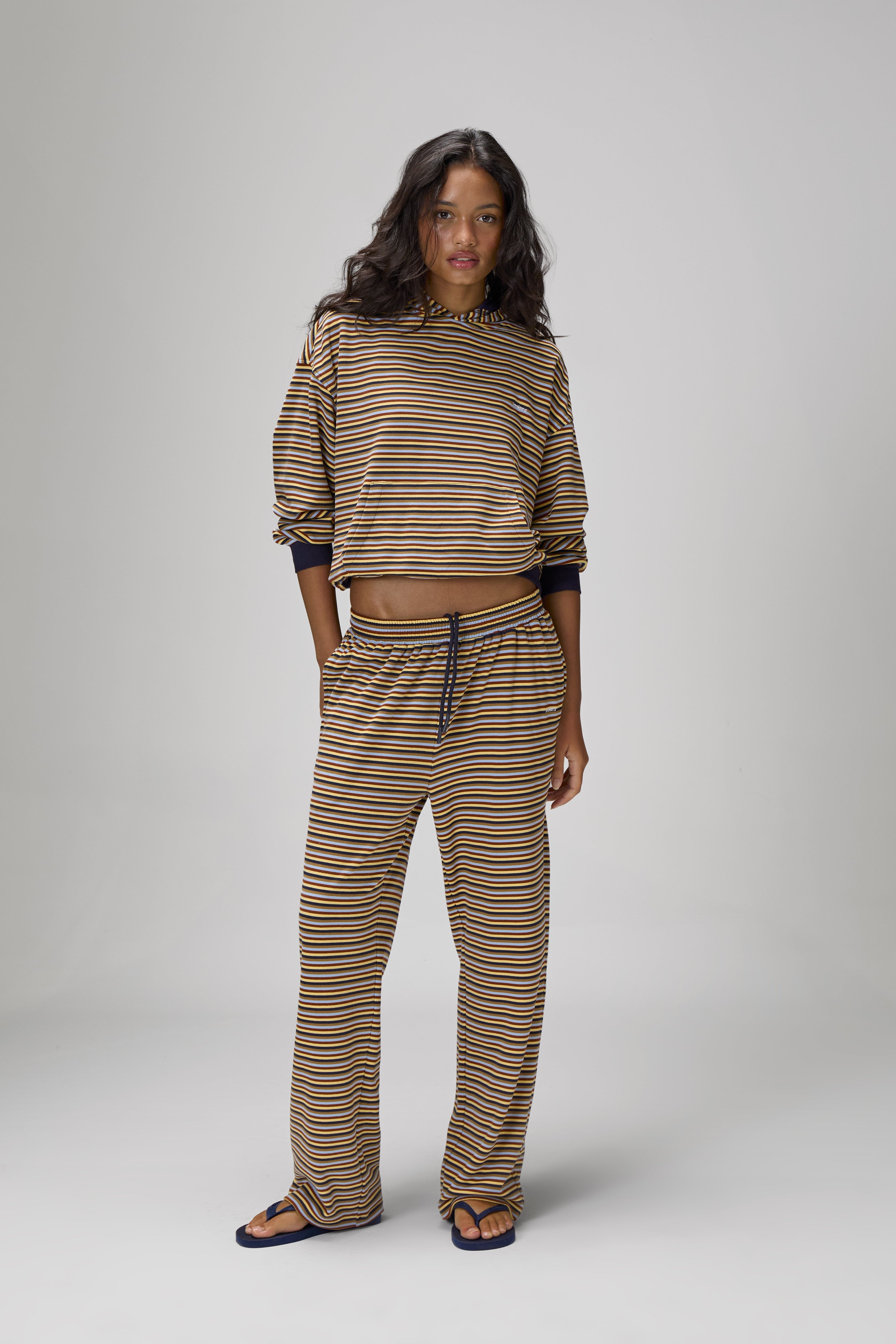 Sisters & Seekers Walker Soft Shrunken Hoodie & Wide Leg Pants