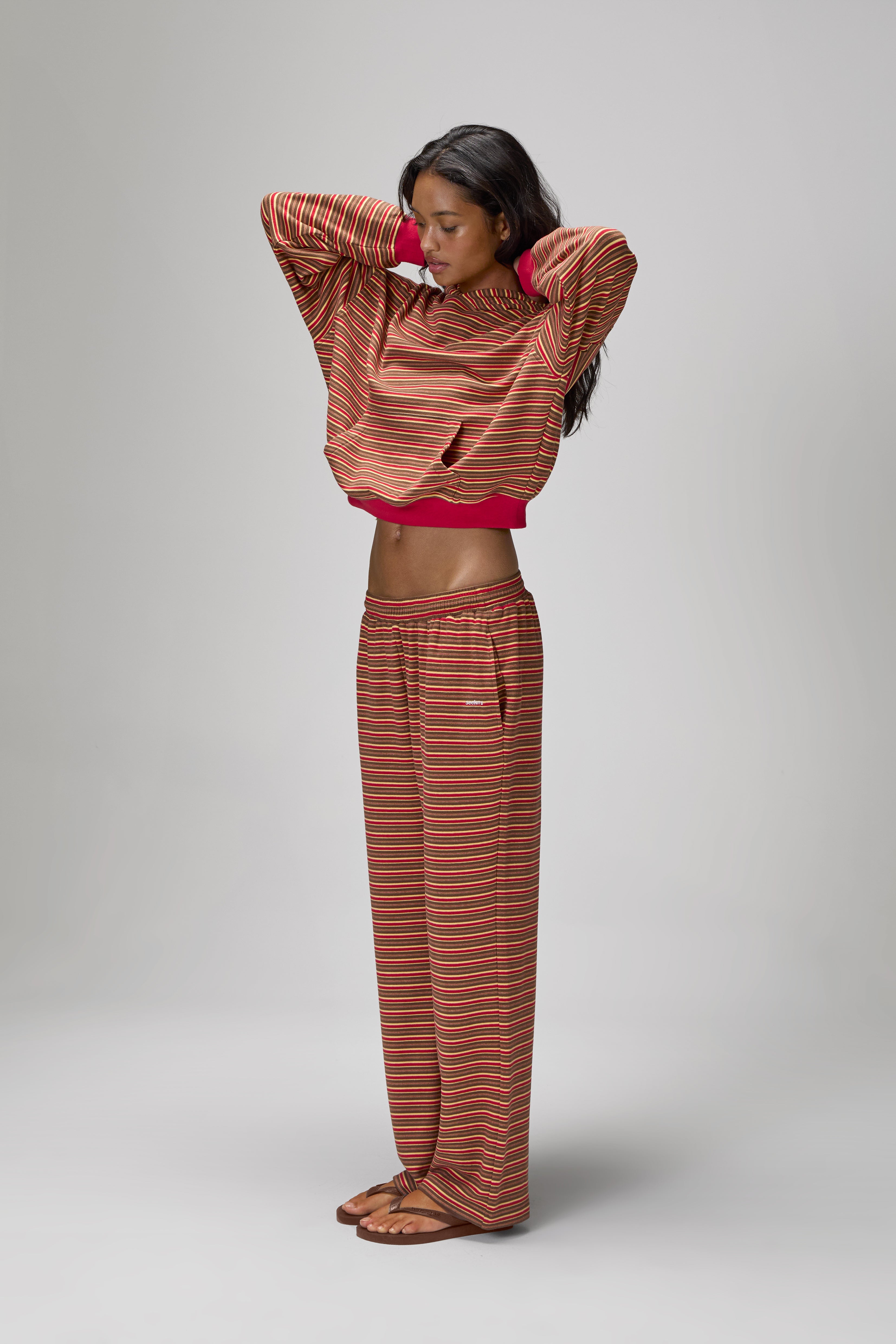 Sisters & Seekers Walker Soft Shrunken Hoodie & Wide Leg Pants