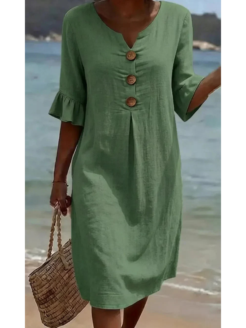 Radmila™ | Textured Long Sleeve Dress