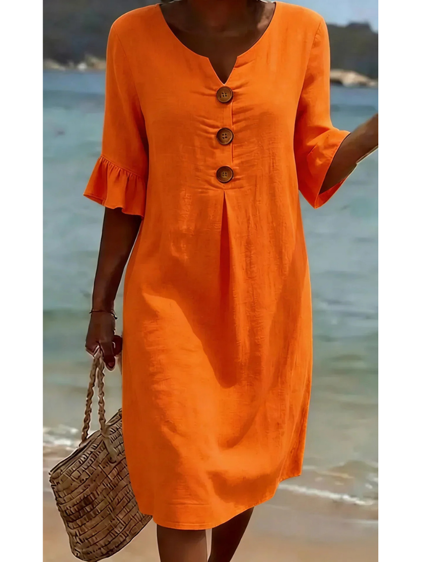 Radmila™ | Textured Long Sleeve Dress
