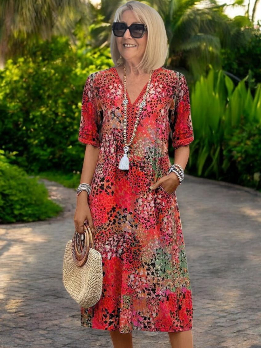 Iris | The Floaty Midi Dress