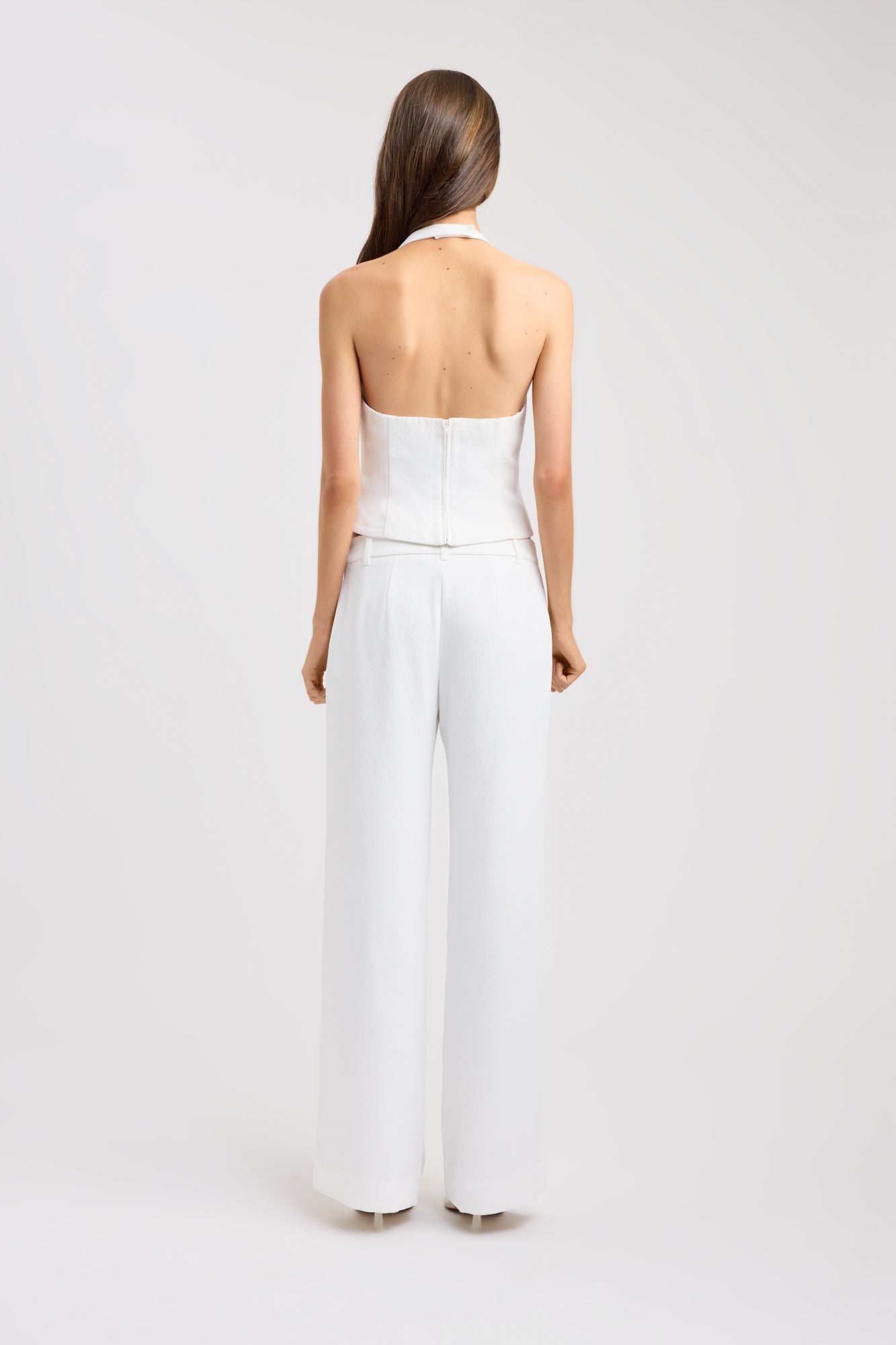 Oyster Core Low Cut Top & Low Rise Trousers Set