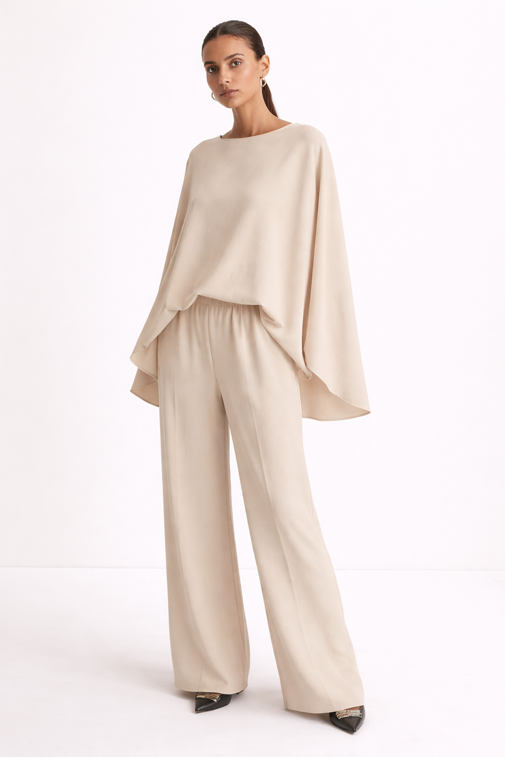 Draped Pleat Tailored Set