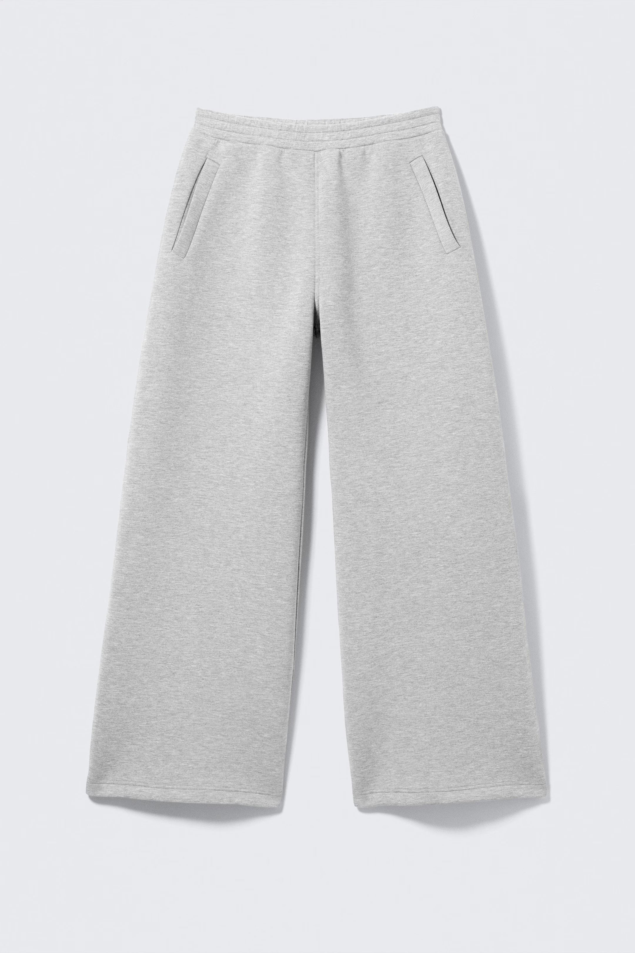 Light Grey Melange Hoodie & Joggers Set