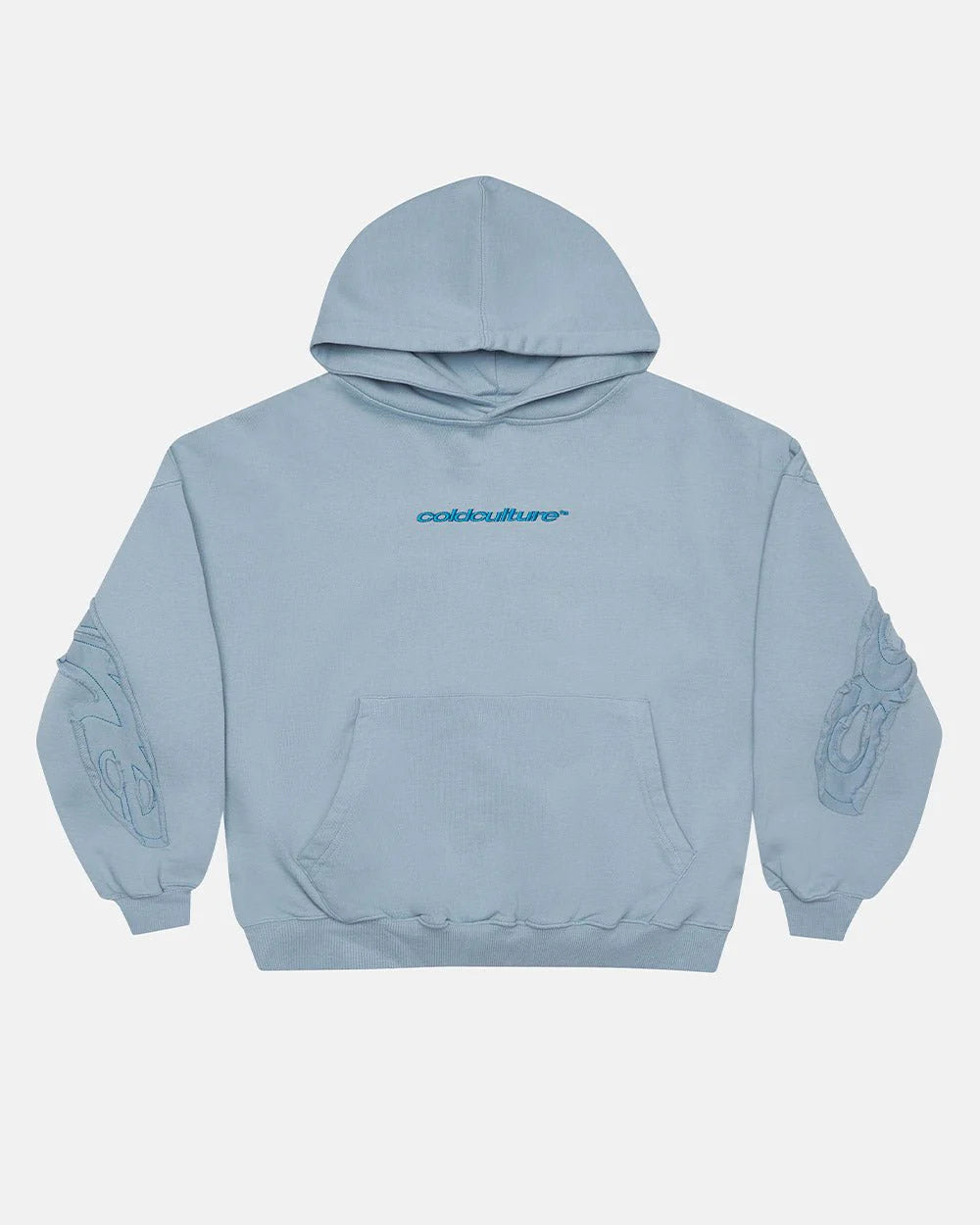 DISTRESS CURVED HOODIE