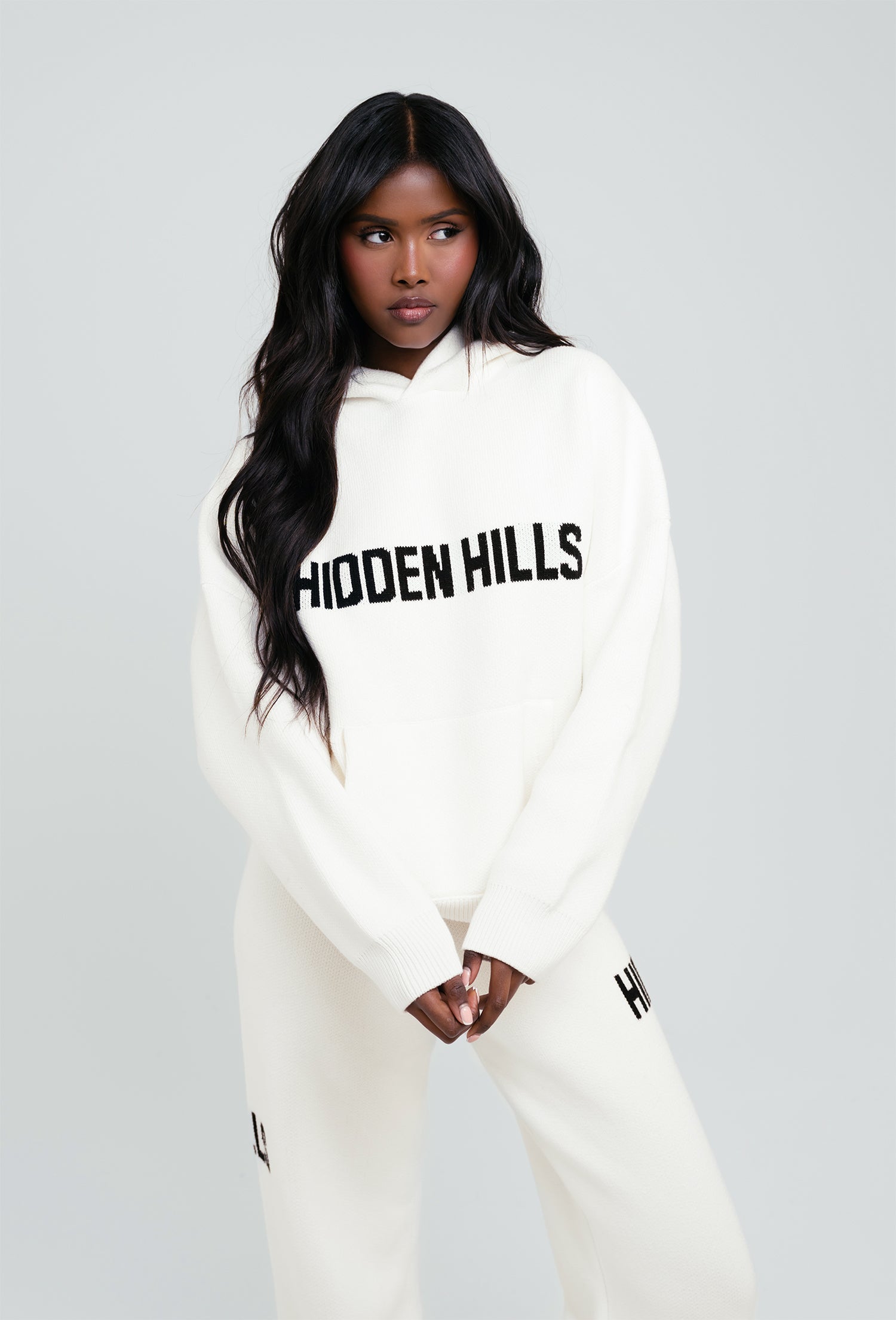 HIDDEN HILLS KNIT SET OFF WHITE