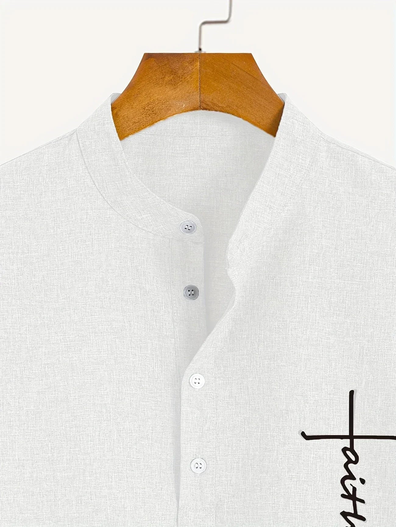Leblanc™ | Elegant Short-Sleeve Shirt with Stand Collar